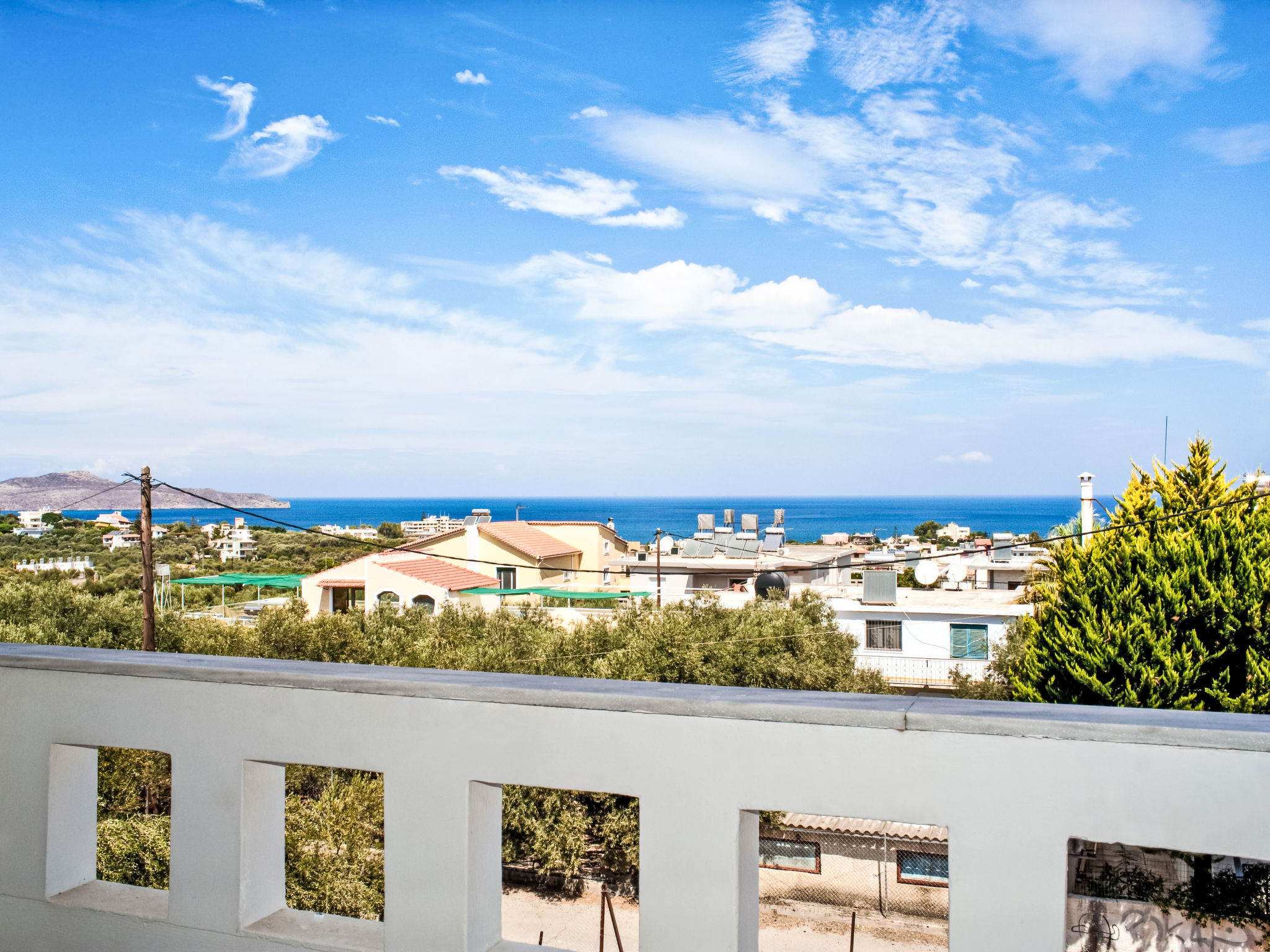 Apartment 7 with seaview and beautiful sunset - Buiten
