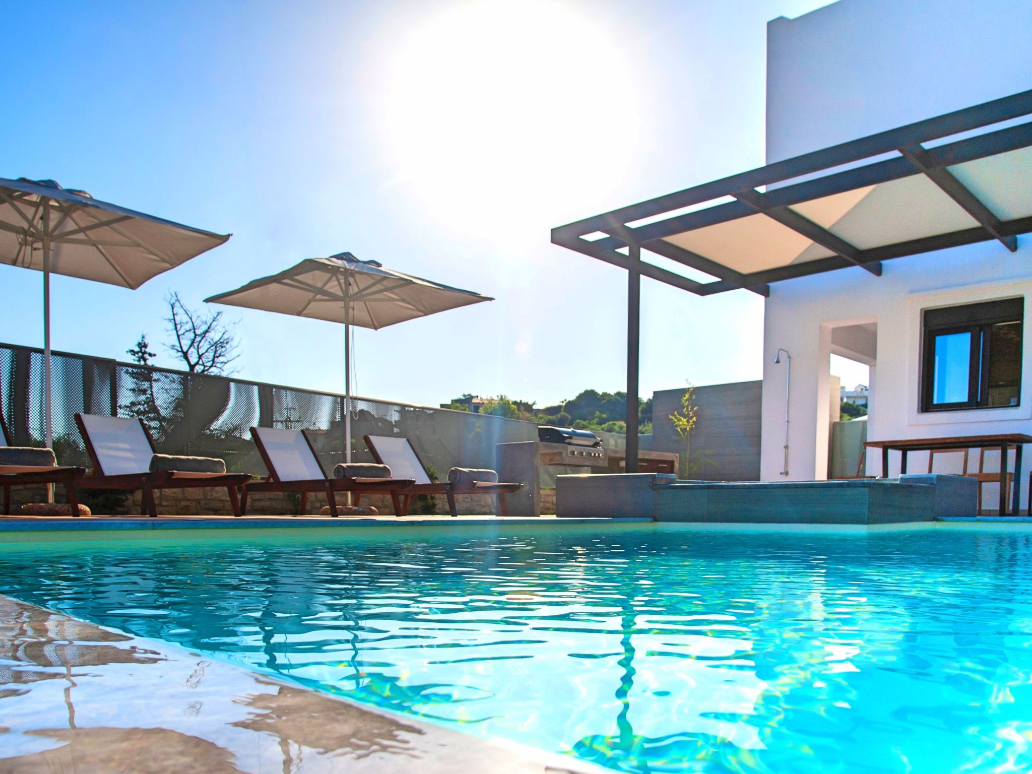 Haus in Kavallos mit privatem Pool und Panoramablick-Image-tags.info