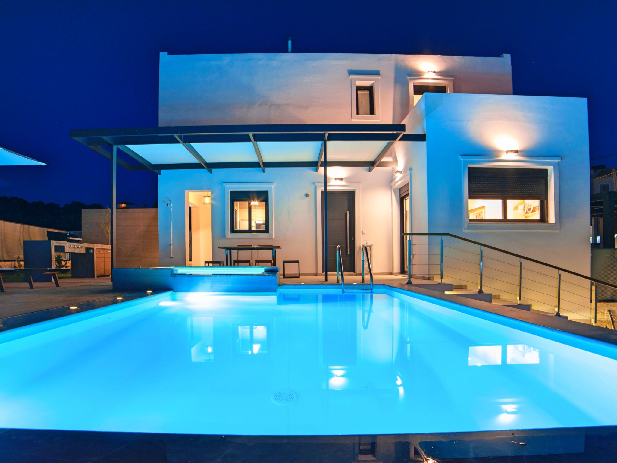 Haus in Kavallos mit privatem Pool und Panoramablick-Image-tags.info