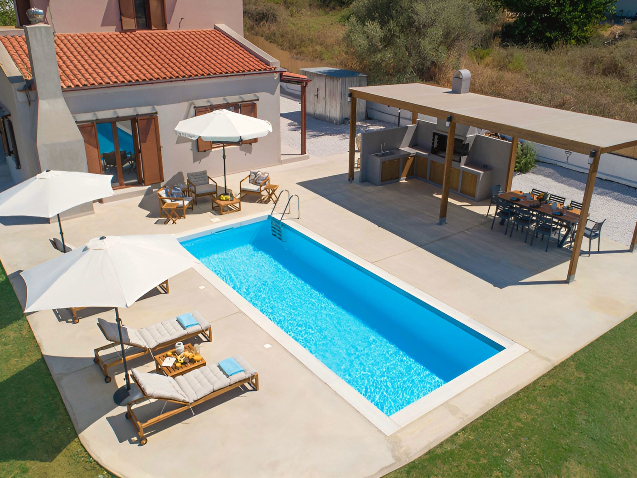 "Vegghera Villa" mit Bergblick-Binnen