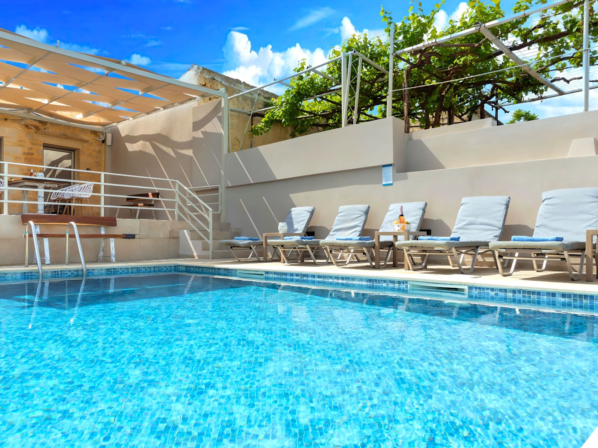 Cretan Breeze Villa Beheizter privater Swimmingpool-Drinnen