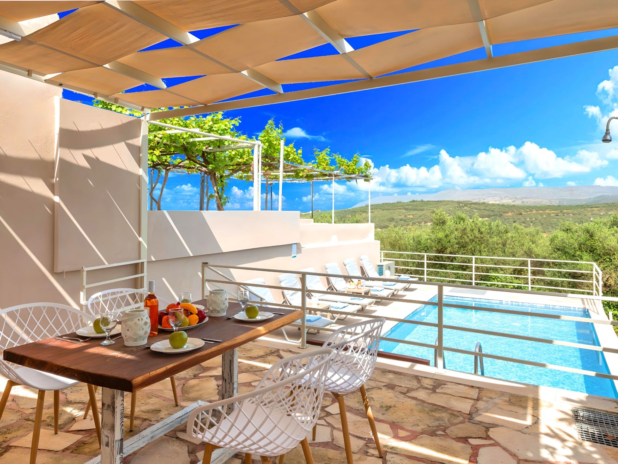 Cretan Breeze Villa Beheizter privater Swimmingpool-Drinnen