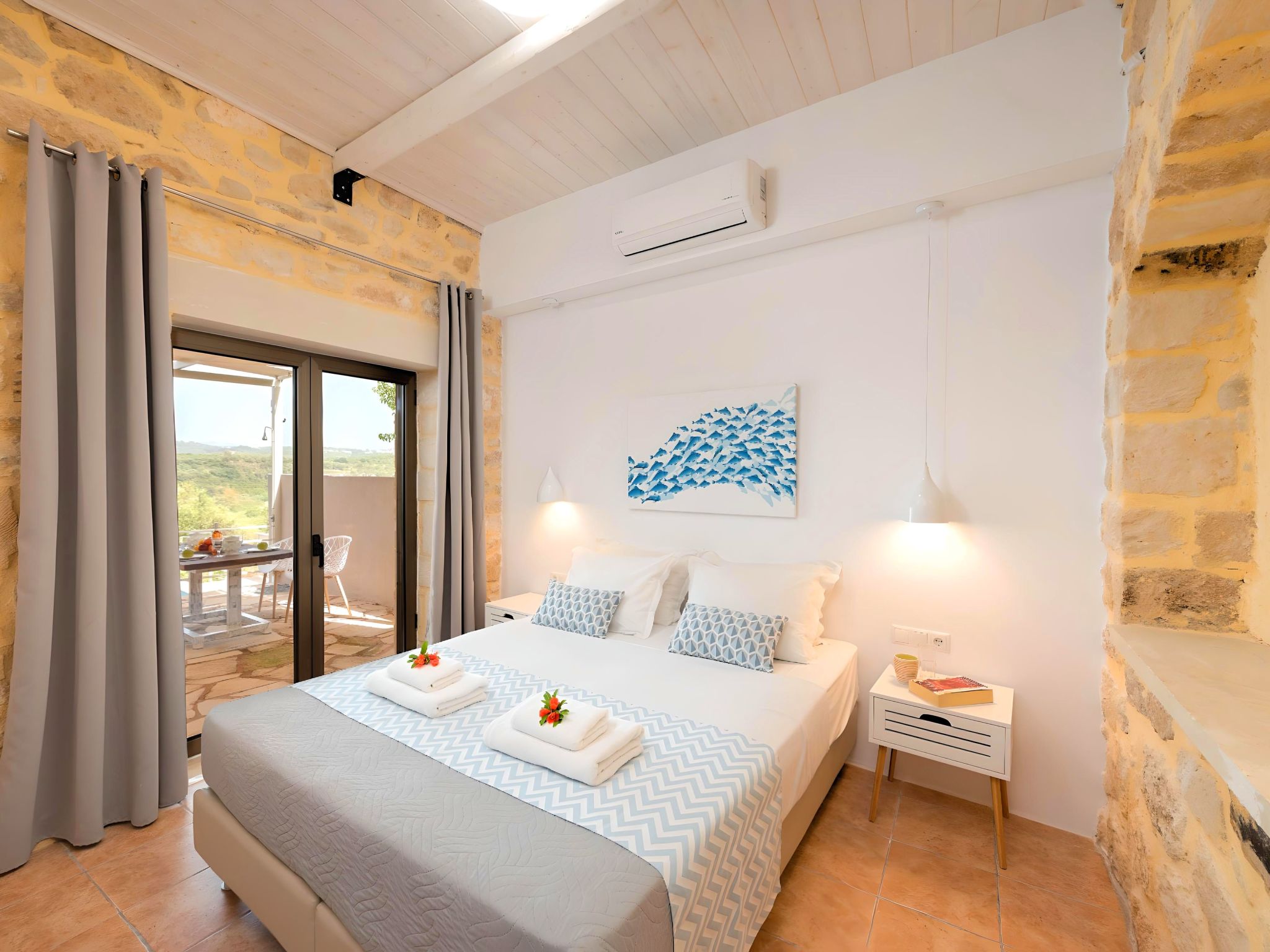 Cretan Breeze Villa Beheizter privater Swimmingpool-Drinnen