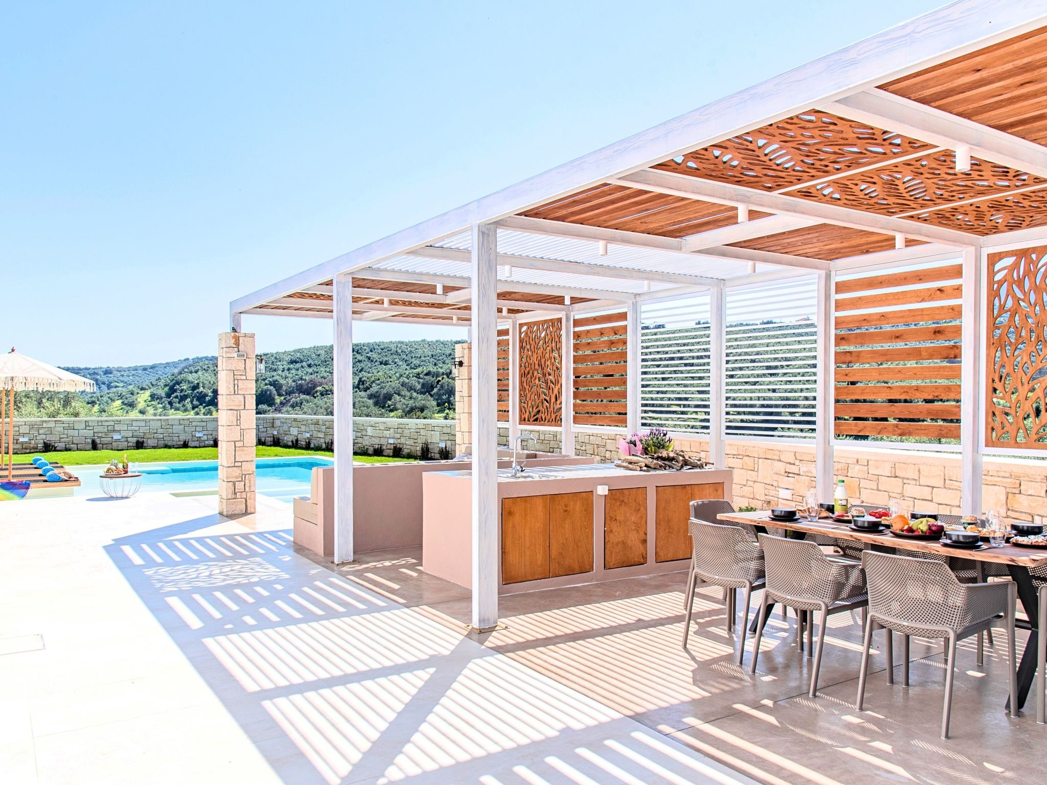 Blue Lake Villa Beheizter Pool-Binnen