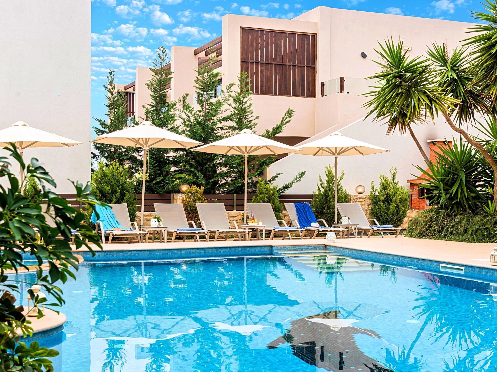 In Kournas mit Privatem Pool