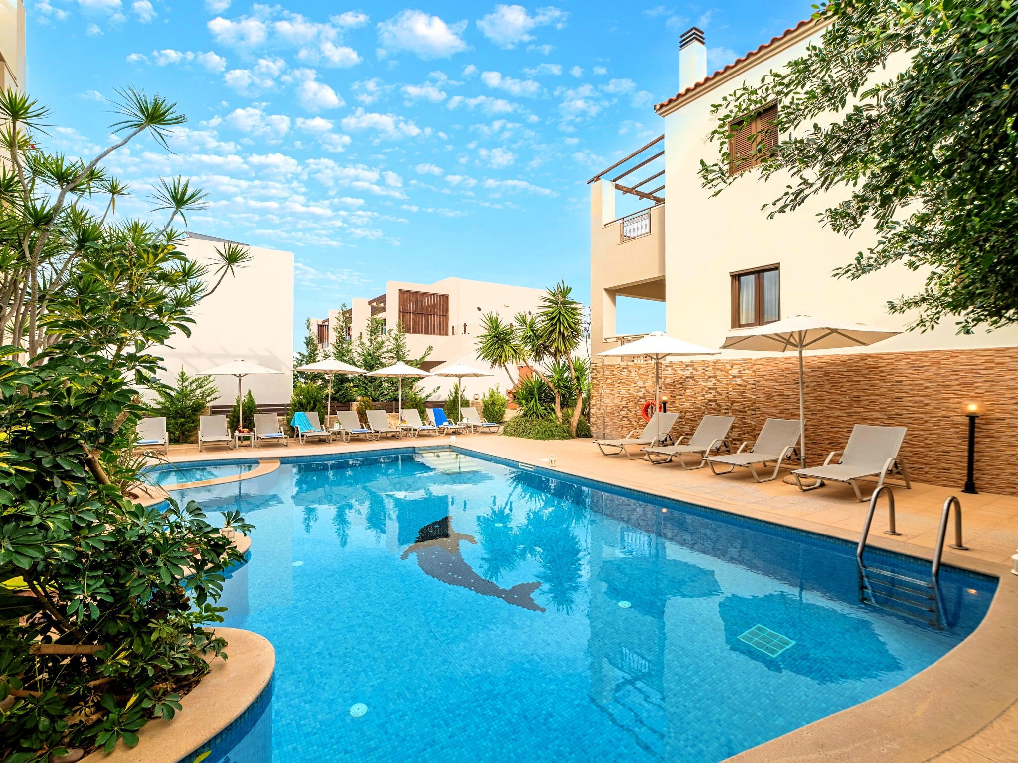 In Kournas mit Privatem Pool