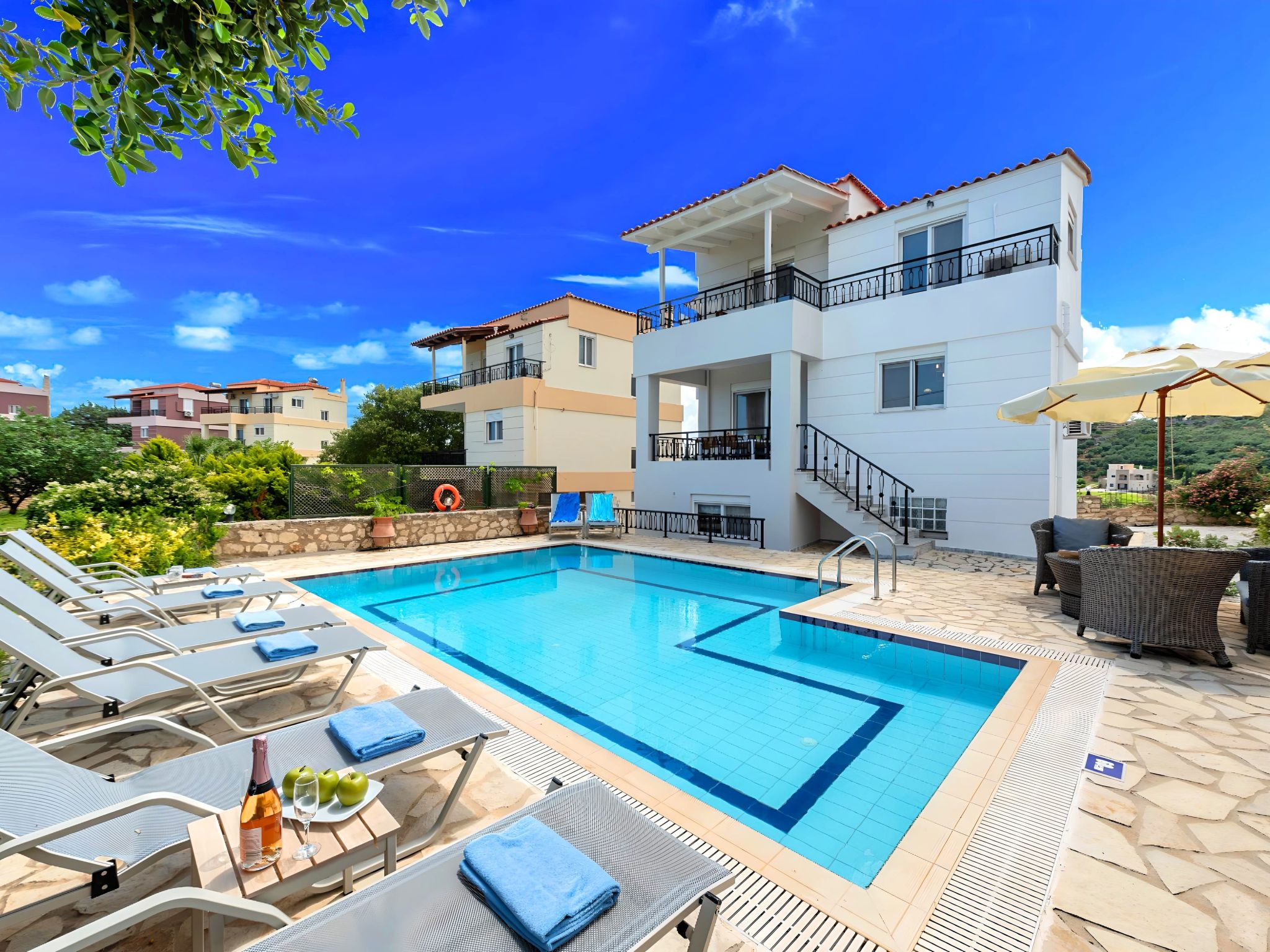 Nettes Ferienhaus in Georgioupoli mit Garten, Grill und Terrasse und Panoramabl-Image-tags.info