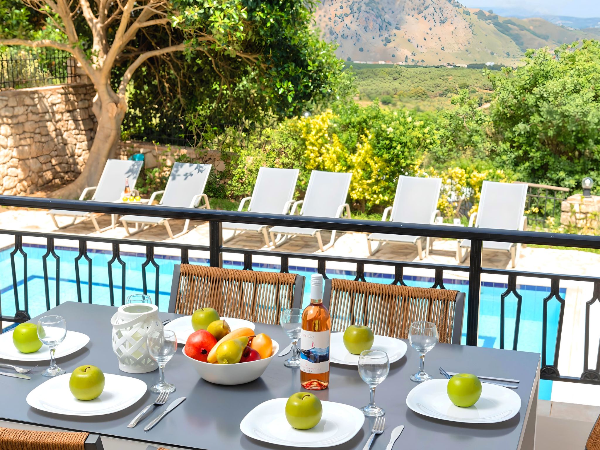 Nettes Ferienhaus in Georgioupoli mit Garten, Grill und Terrasse und Panoramabl-Image-tags.info