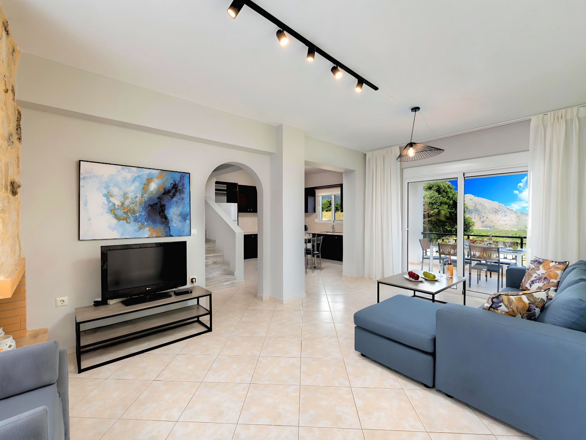 Nettes Ferienhaus in Georgioupoli mit Garten, Grill und Terrasse und Panoramabl-Image-tags.info