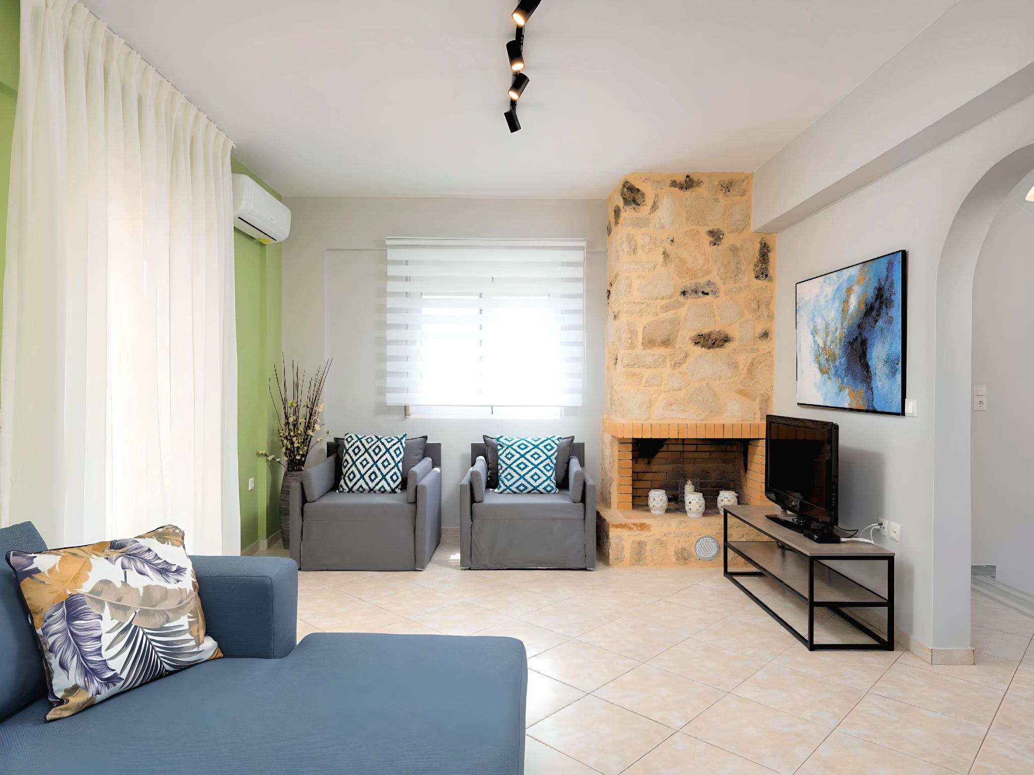 Nettes Ferienhaus in Georgioupoli mit Garten, Grill und Terrasse und Panoramabl-Image-tags.info