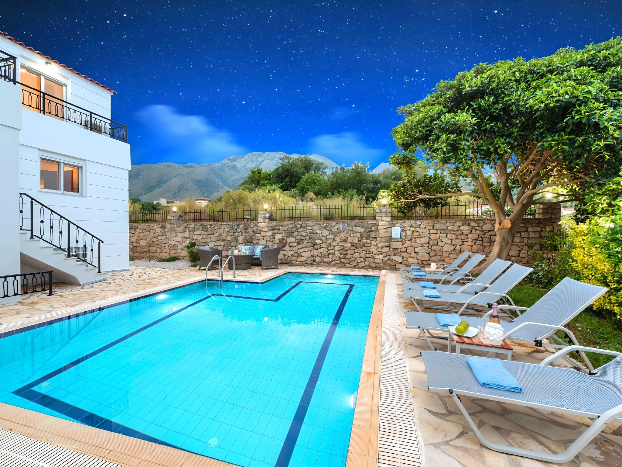 Nettes Ferienhaus in Georgioupoli mit Garten, Grill und Terrasse und Panoramabl-Image-tags.info