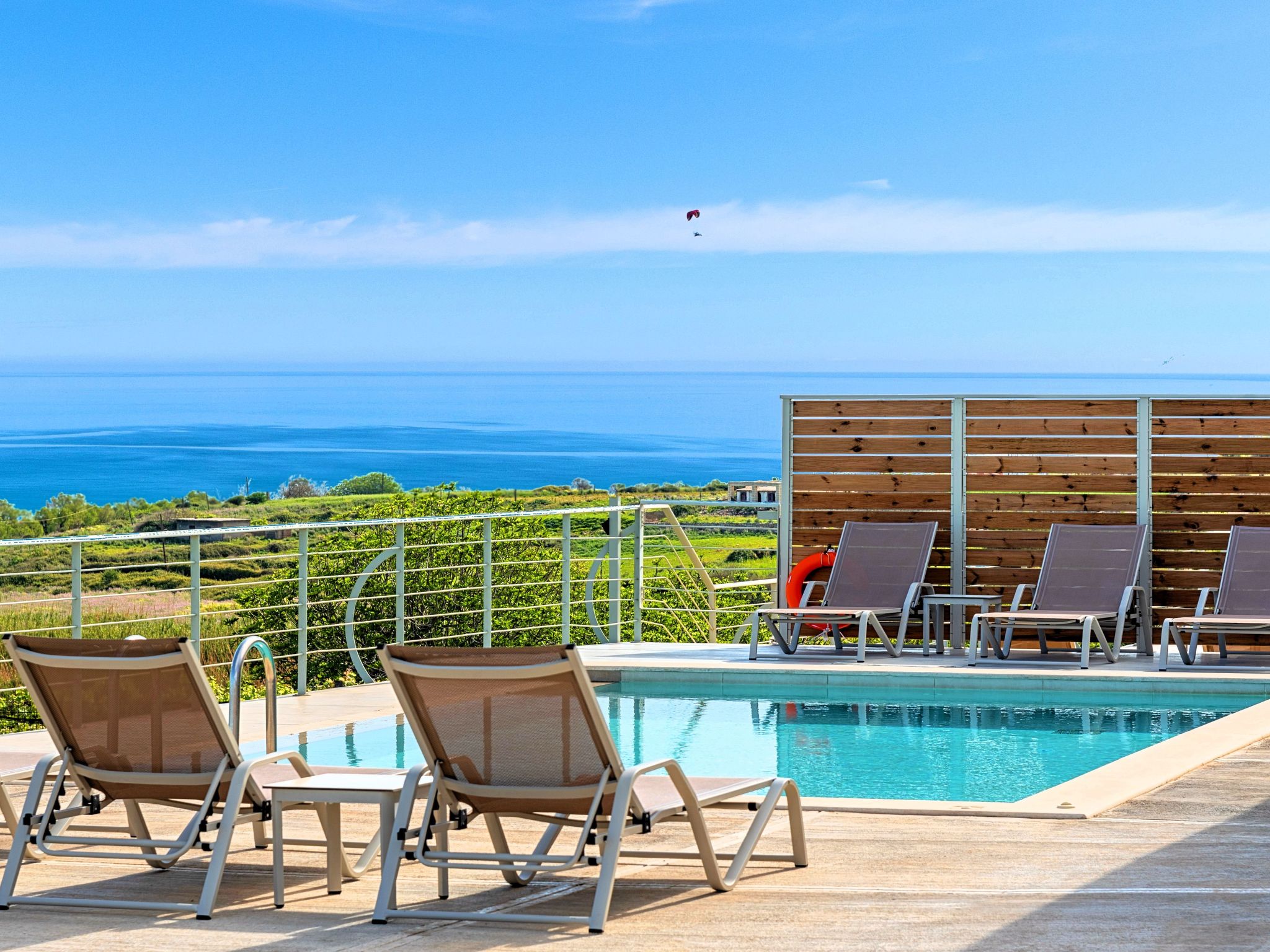 In Georgioupoli mit Terrasse, Grill und Garten und Meerblick