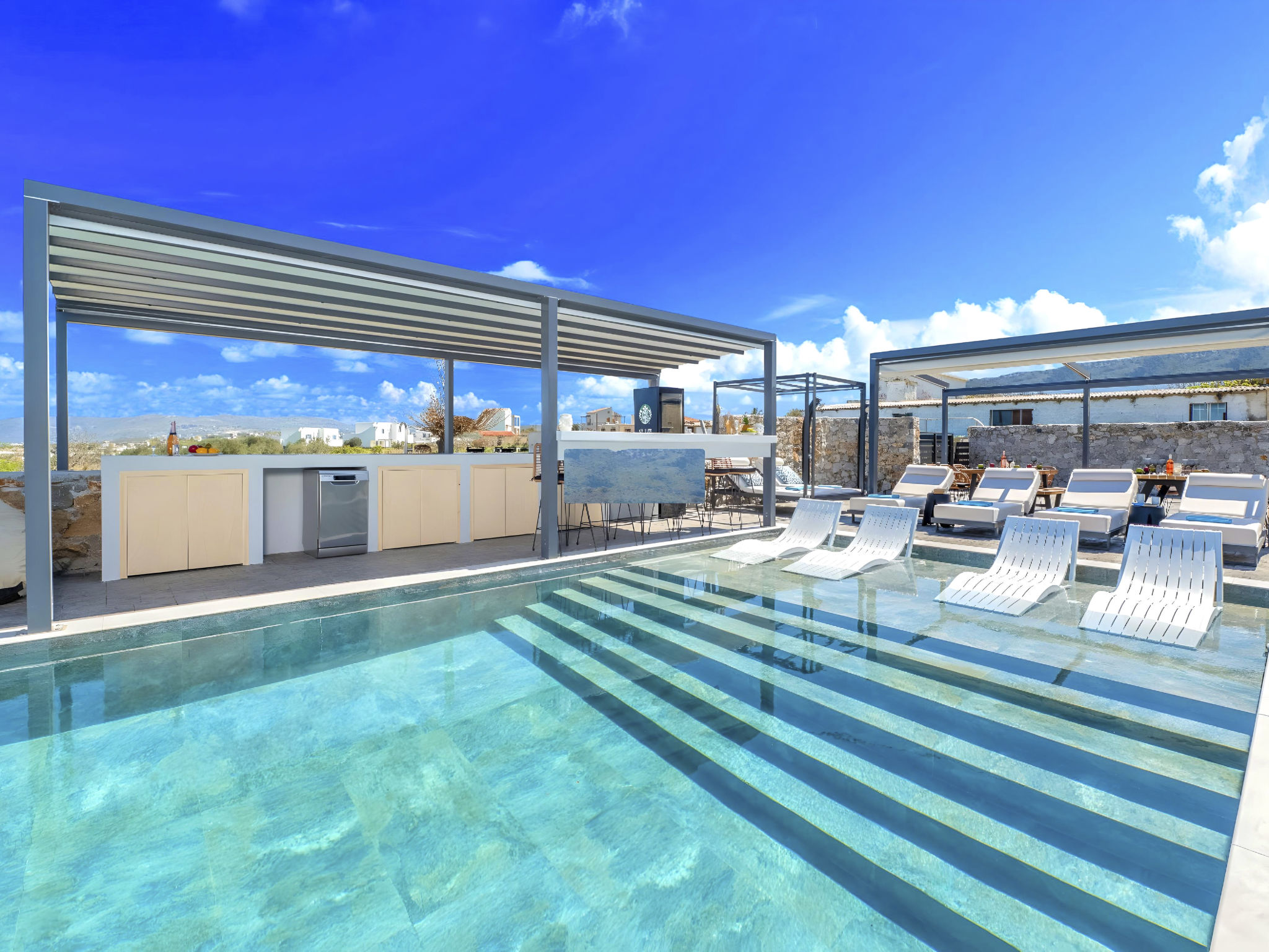 Grey Grand Villa Privater Pool-Inside