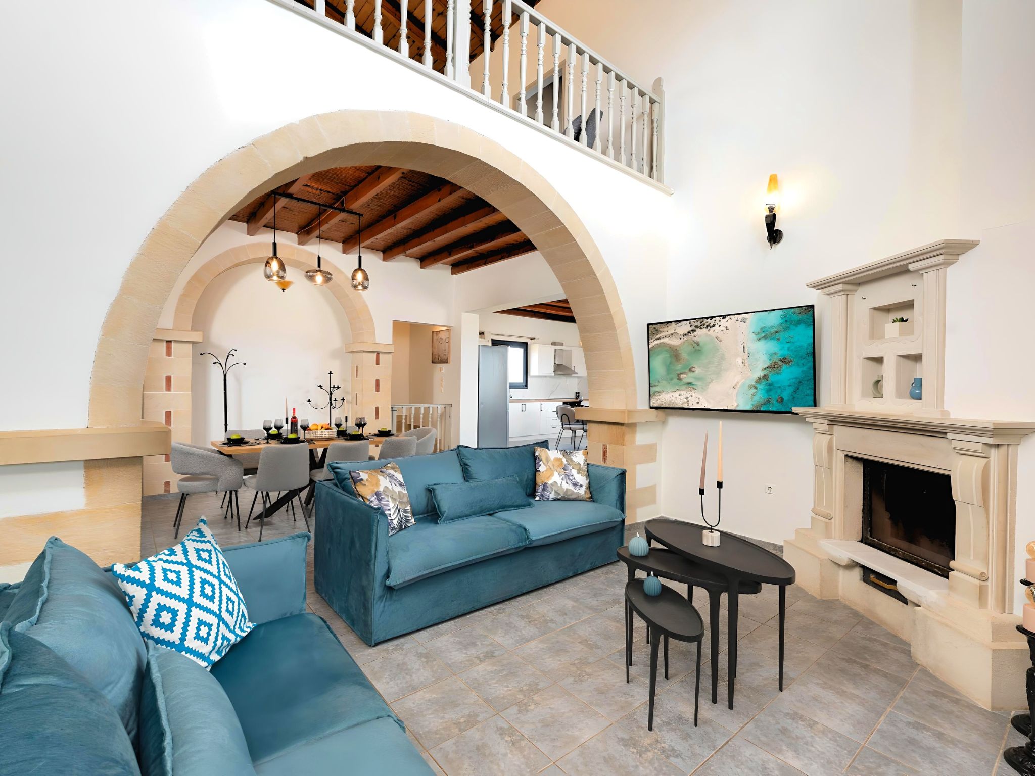 Grey Grand Villa Privater Pool-Inside