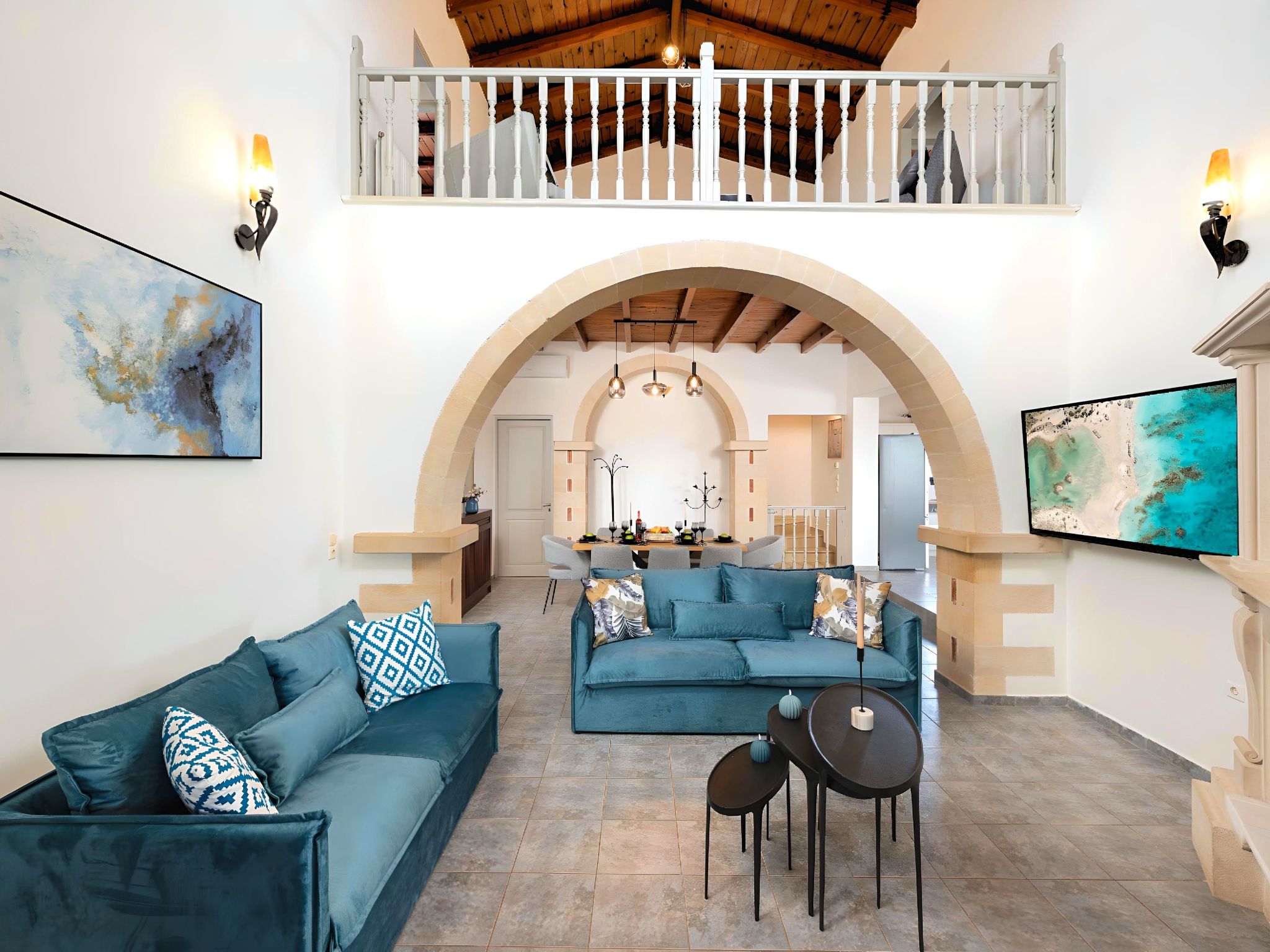 Grey Grand Villa Privater Pool-Inside