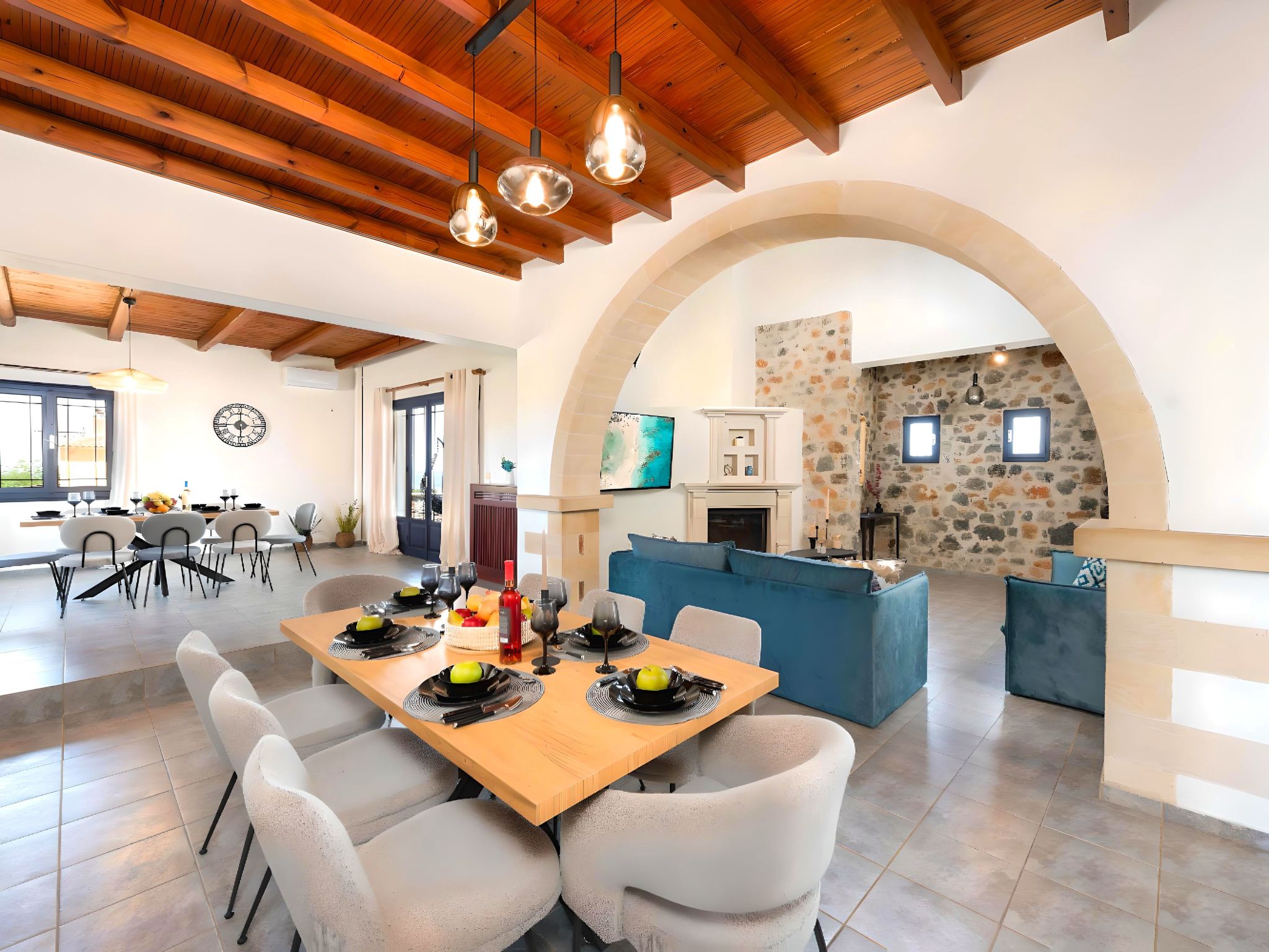 Grey Grand Villa Privater Pool-Inside