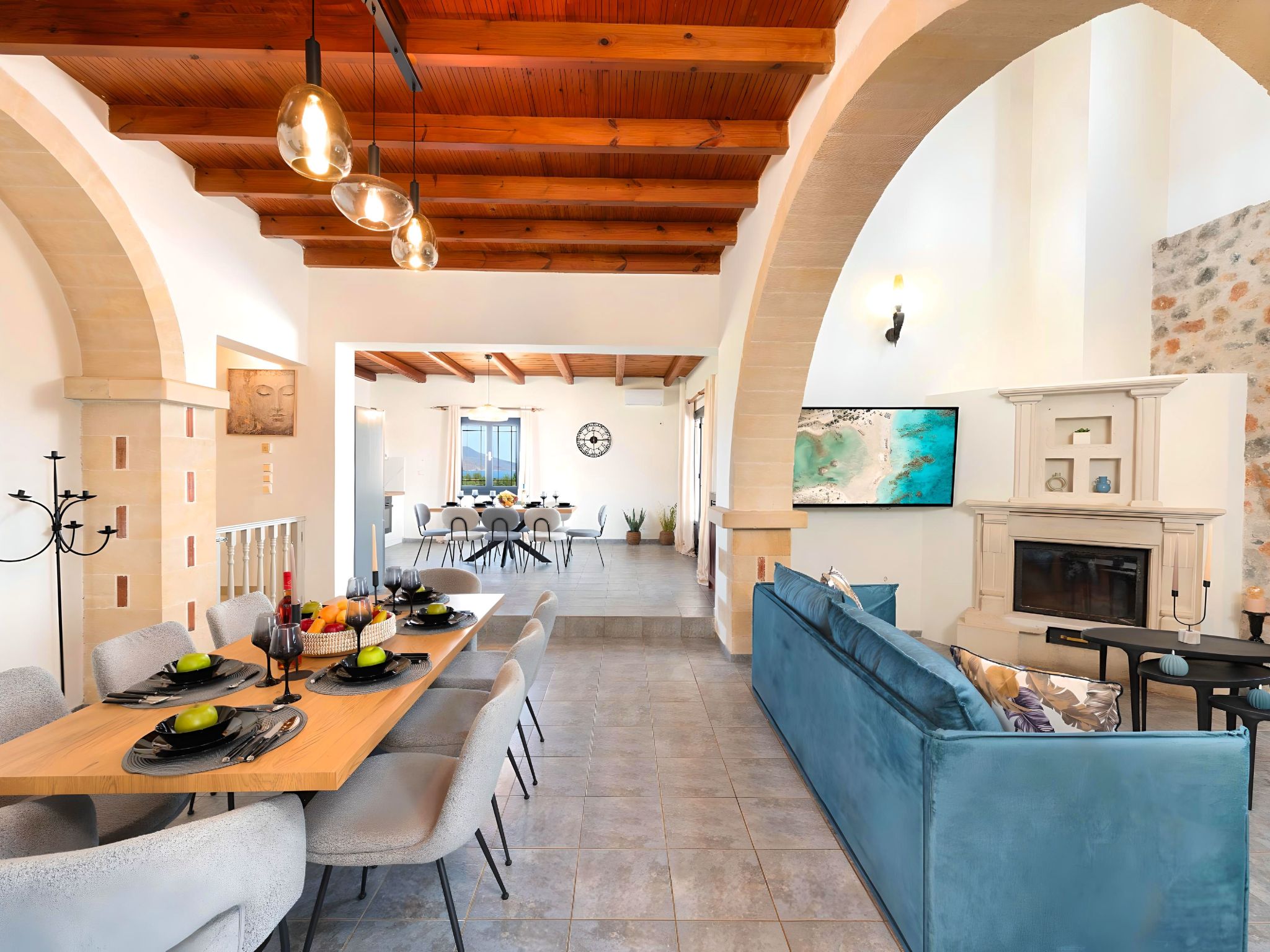 Grey Grand Villa Privater Pool-Inside