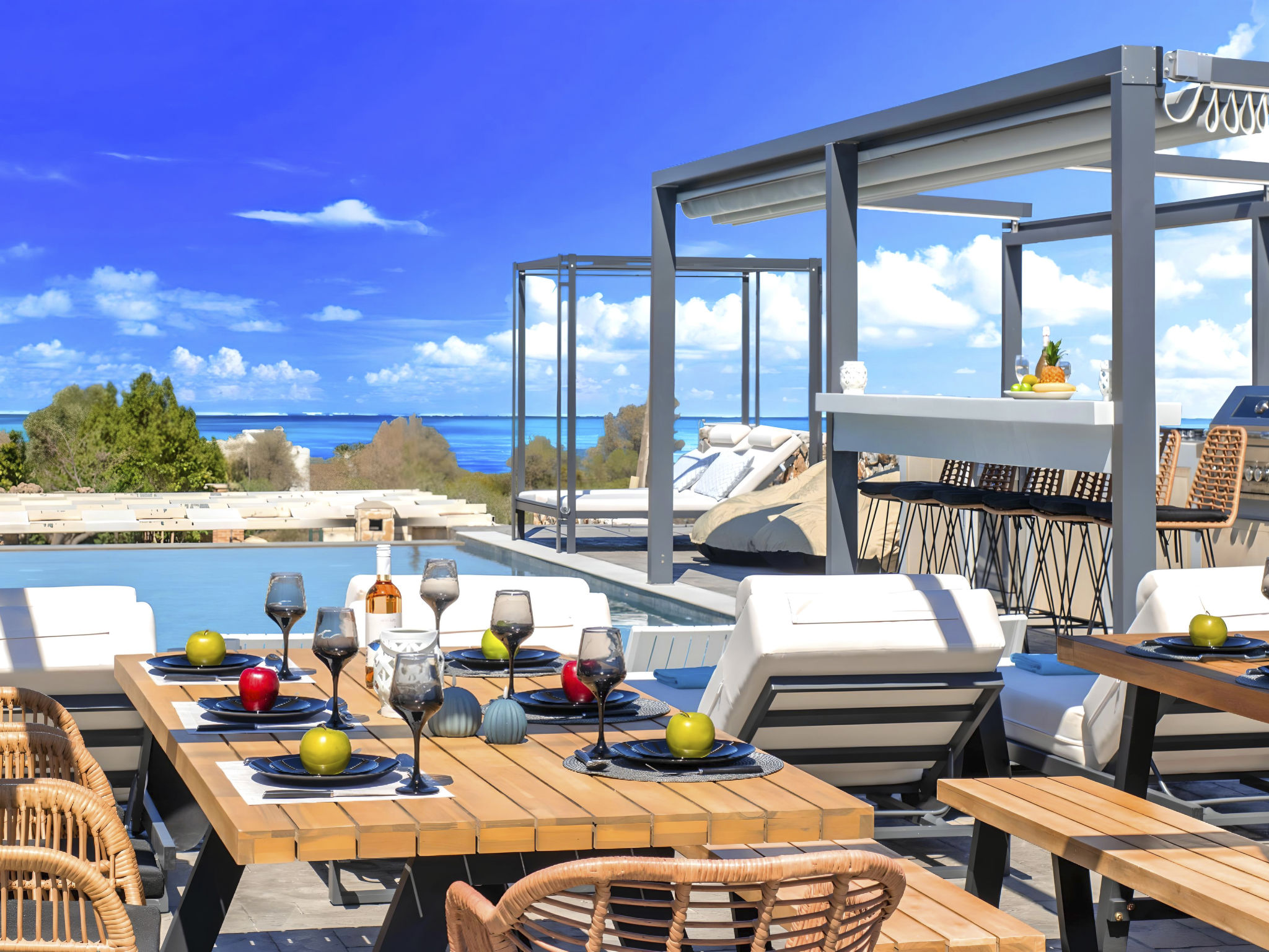 Grey Grand Villa Privater Pool-Inside