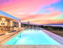 in Georgioupoli mit Grill, Garten und Terrasse und Meerblick