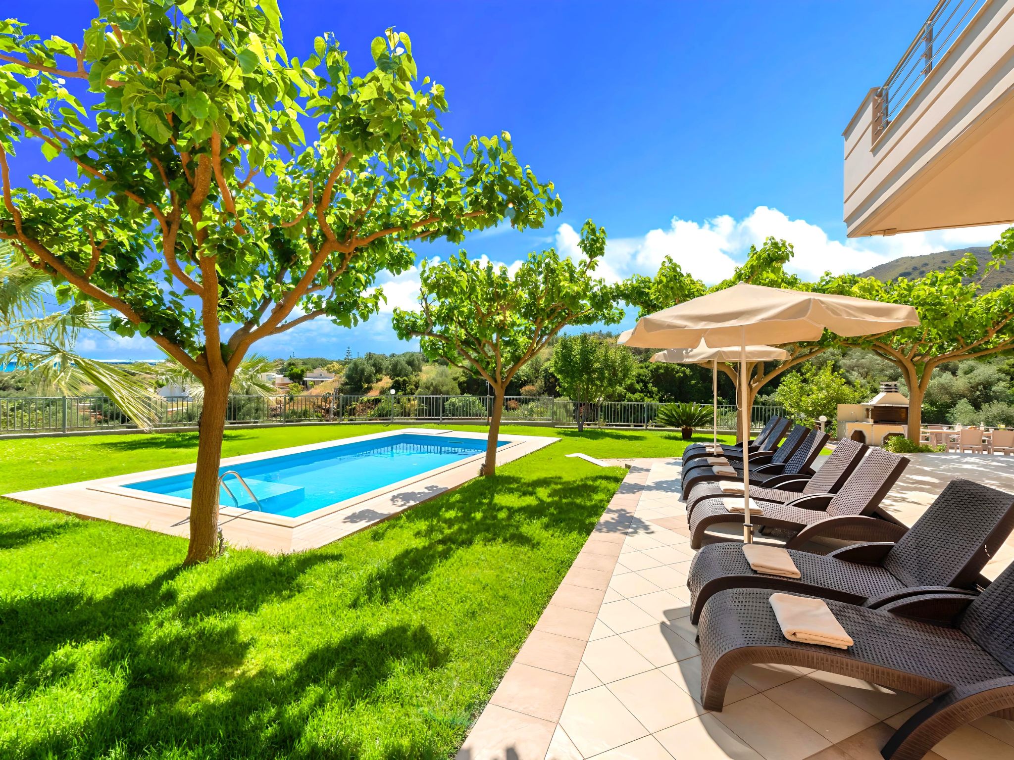 Wunderschönes Ferienhaus in Georgioupoli mit Grill, Terrasse und Garten