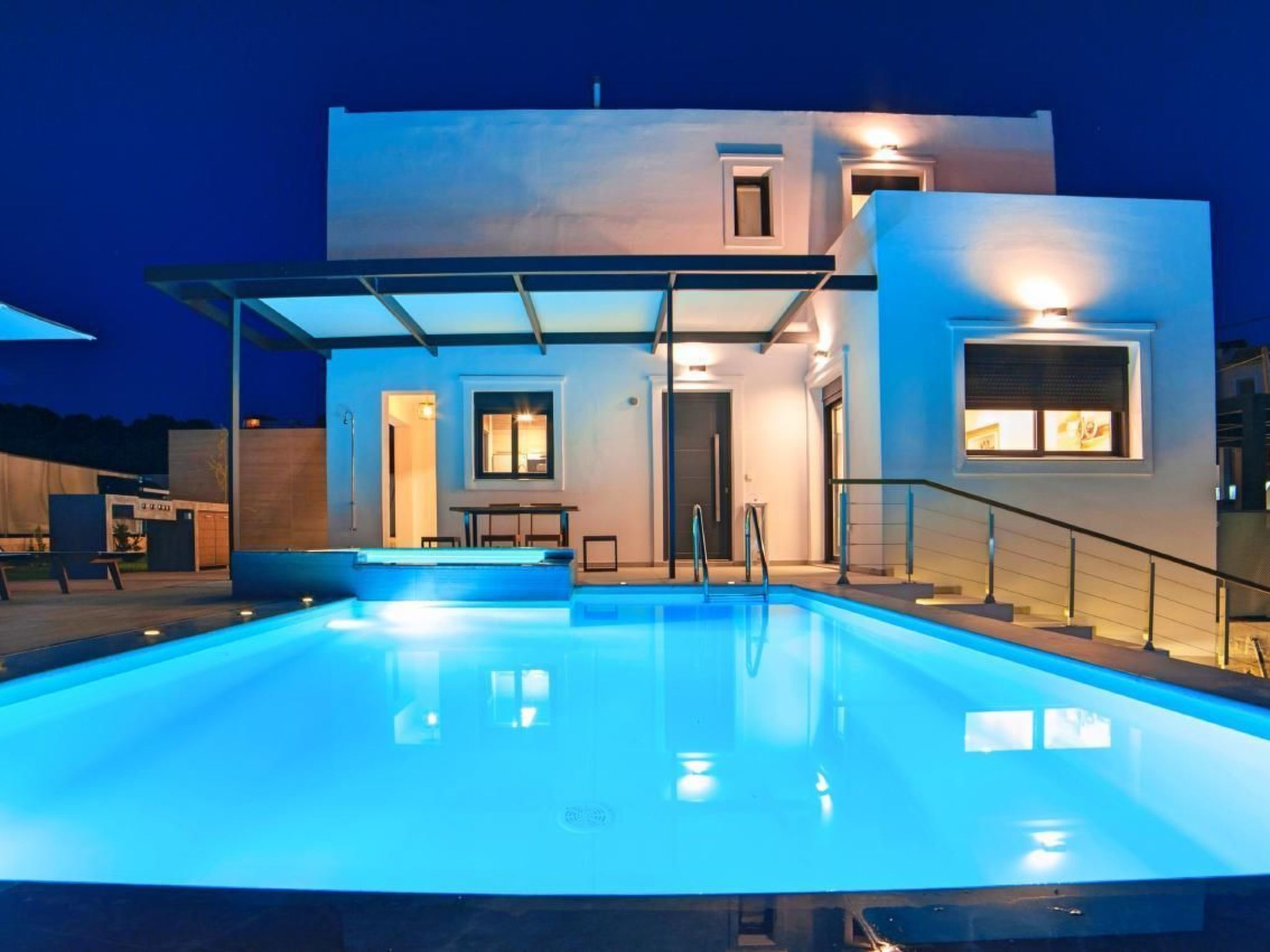 Ferienvilla "Perla" mit Blick auf das Wasser