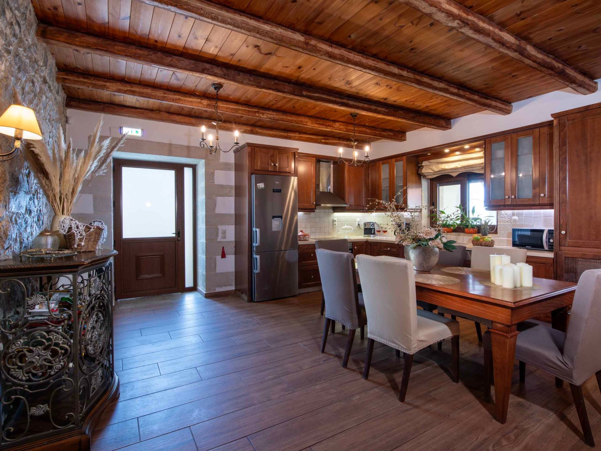 Geroulios Kastro Villa I-"Frei "Beheizter Pool,Meerblick-Binnen