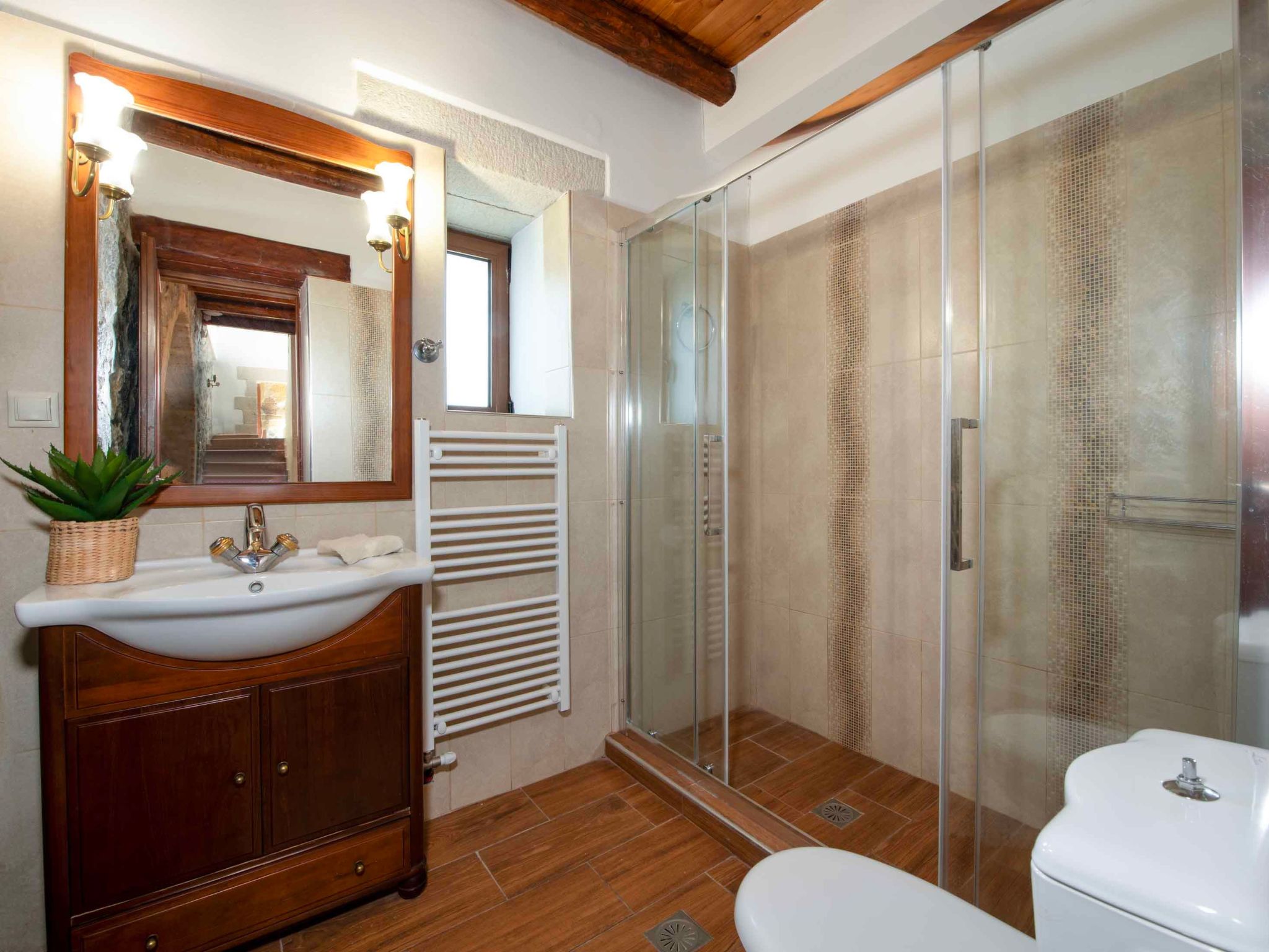 Geroulios Kastro Villa I-"Frei "Beheizter Pool,Meerblick-Binnen