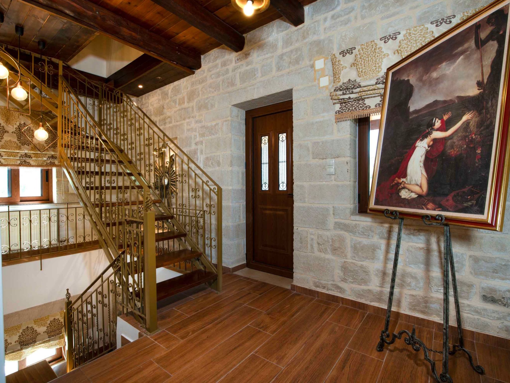 Geroulios Kastro Villa I-"Frei "Beheizter Pool,Meerblick-Binnen