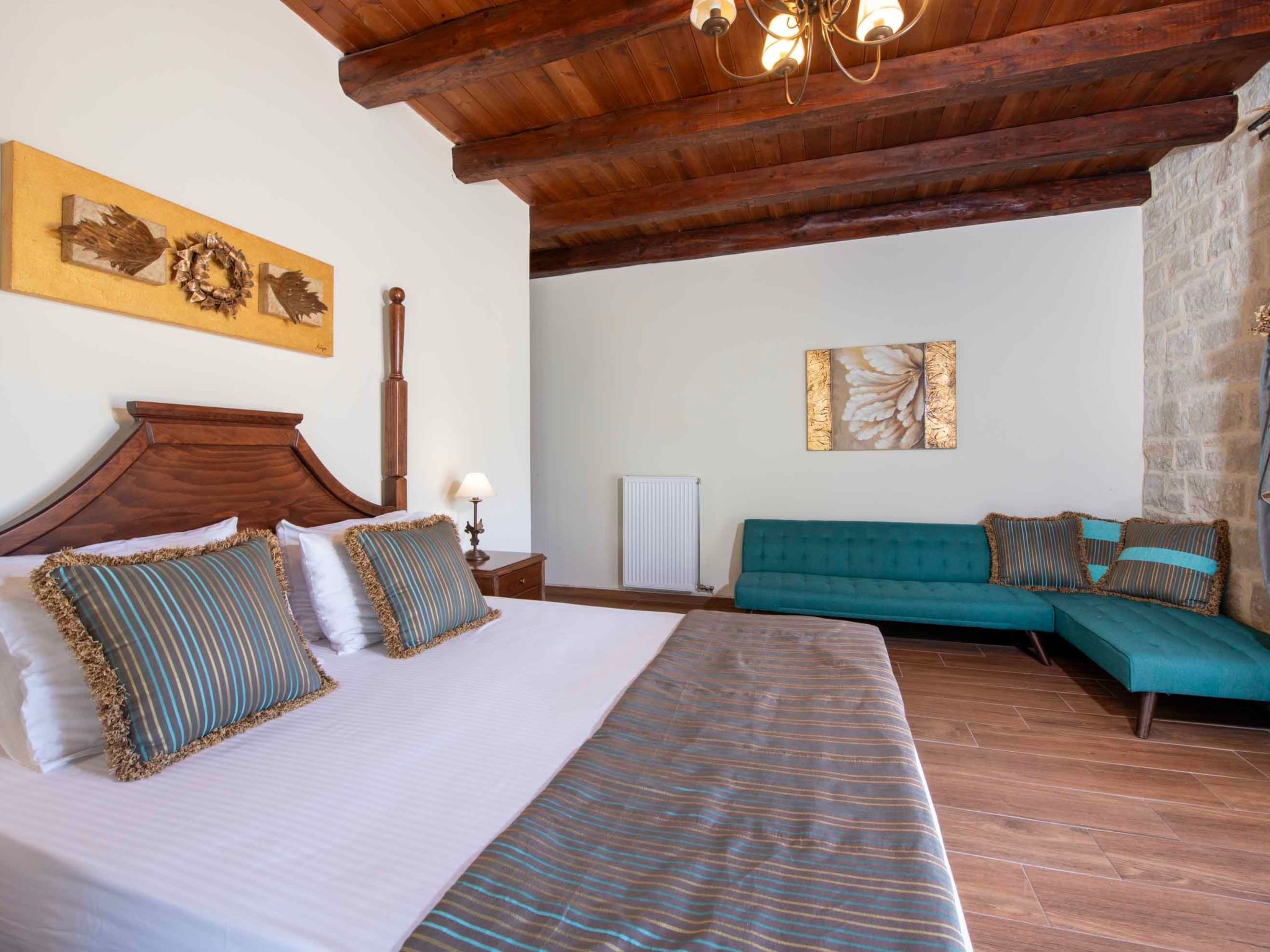 Geroulios Kastro Villa I-"Frei "Beheizter Pool,Meerblick-Binnen