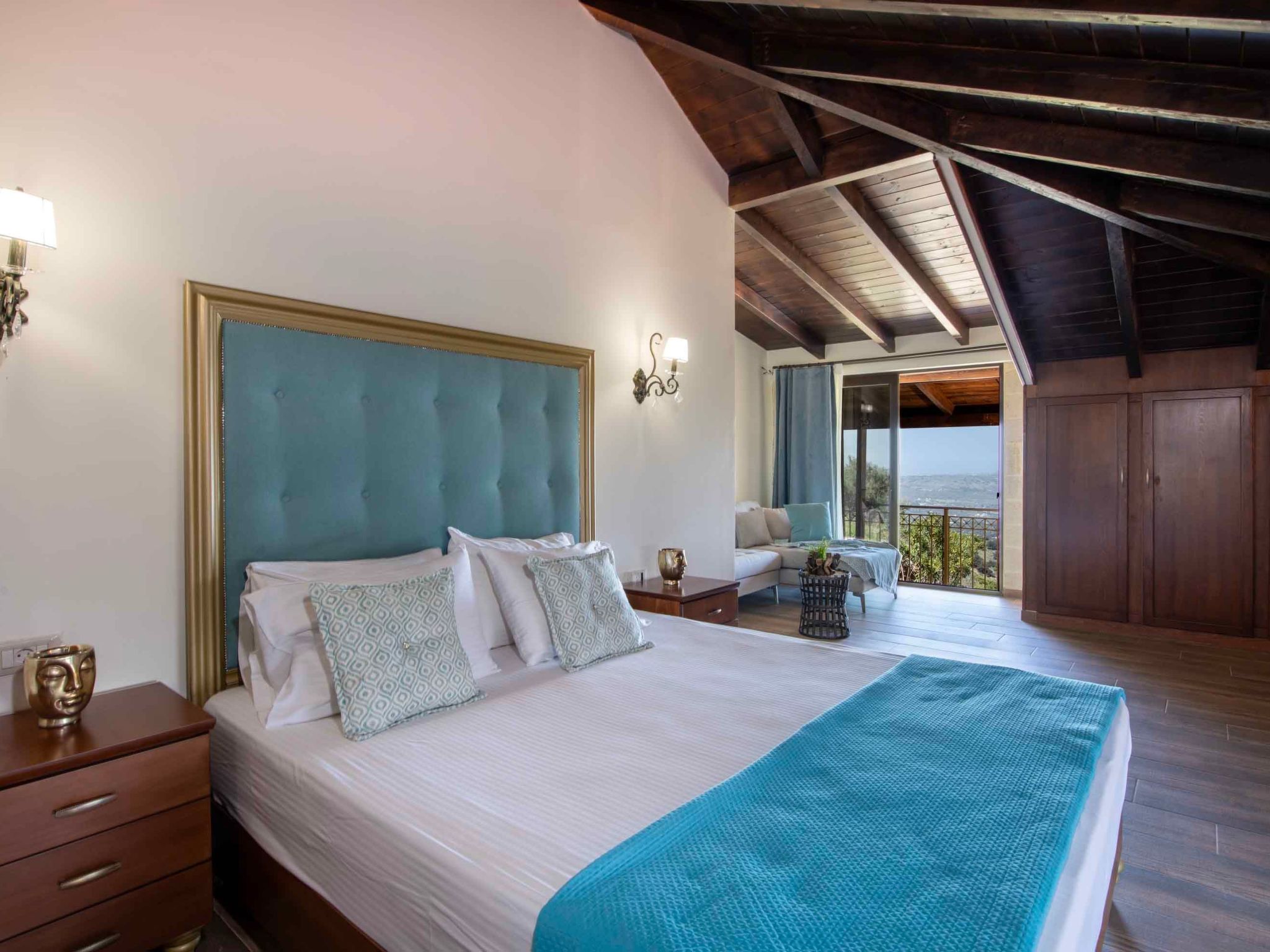 Geroulios Kastro Villa I-"Frei "Beheizter Pool,Meerblick-Binnen