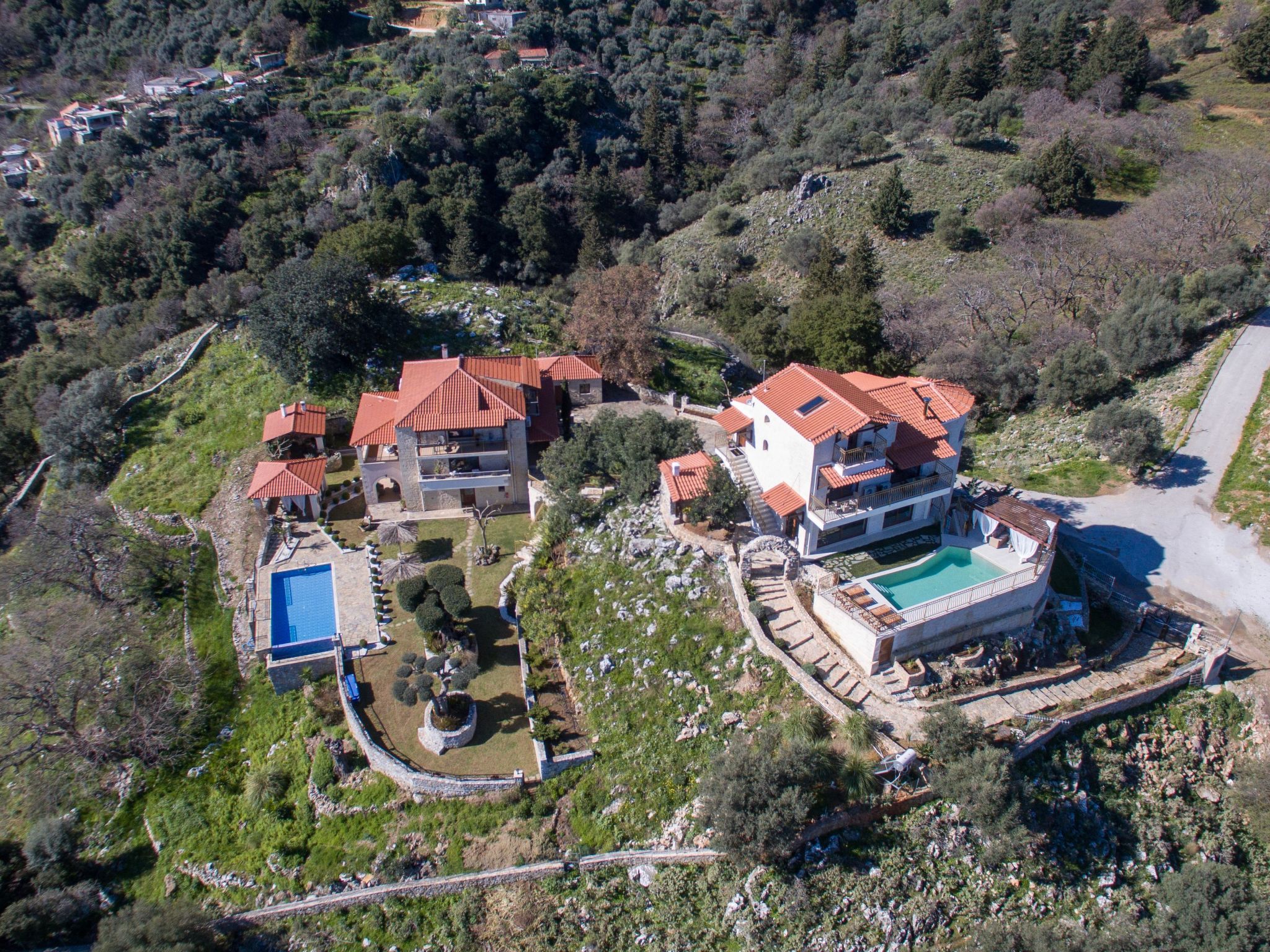 Geroulios Kastro Villa II"Free"Beheizter Pool, Whirlpool-Binnen