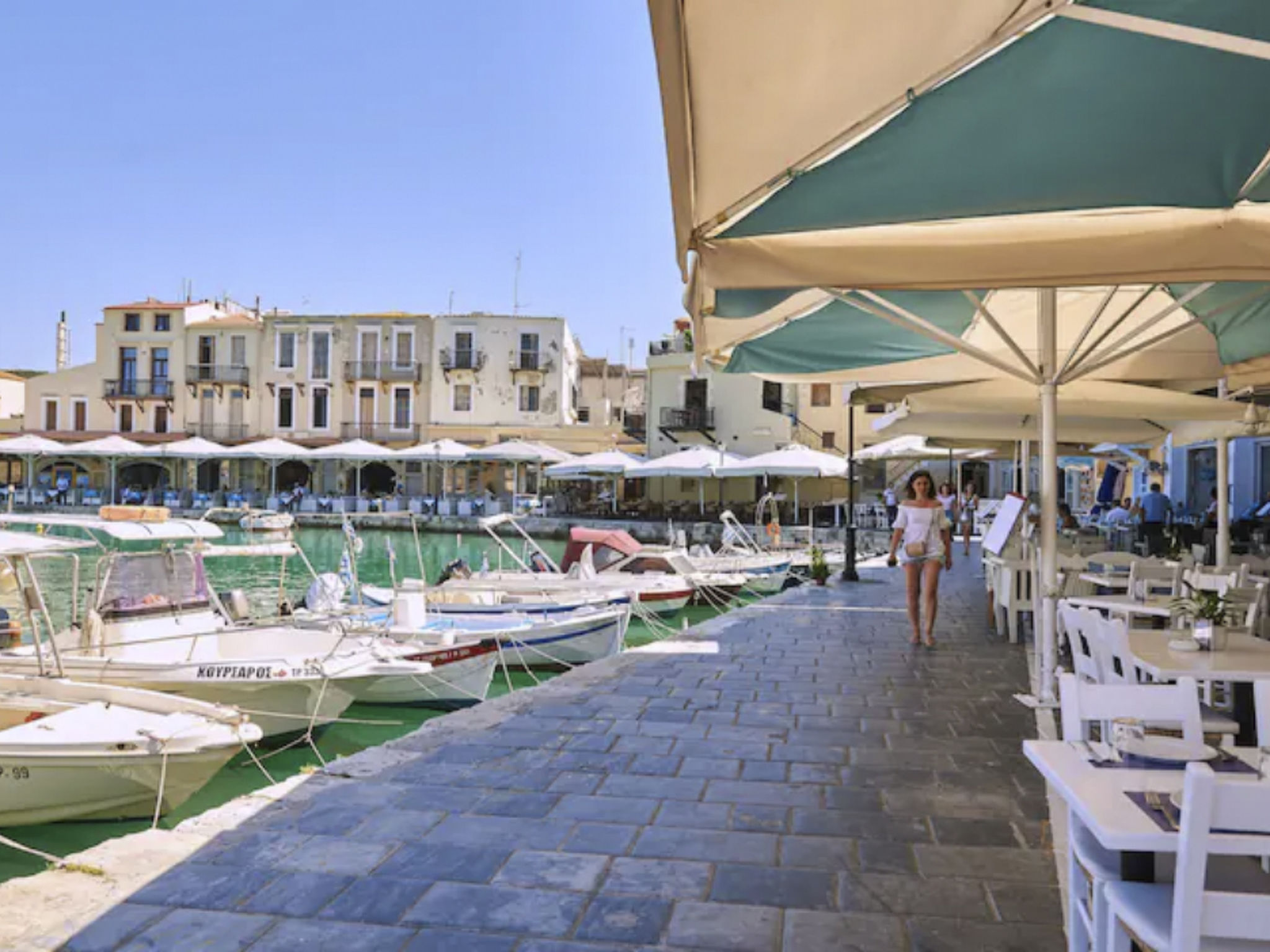 Wunderschöne Villa am Kournas-See★Großer privater Pool-Draußen