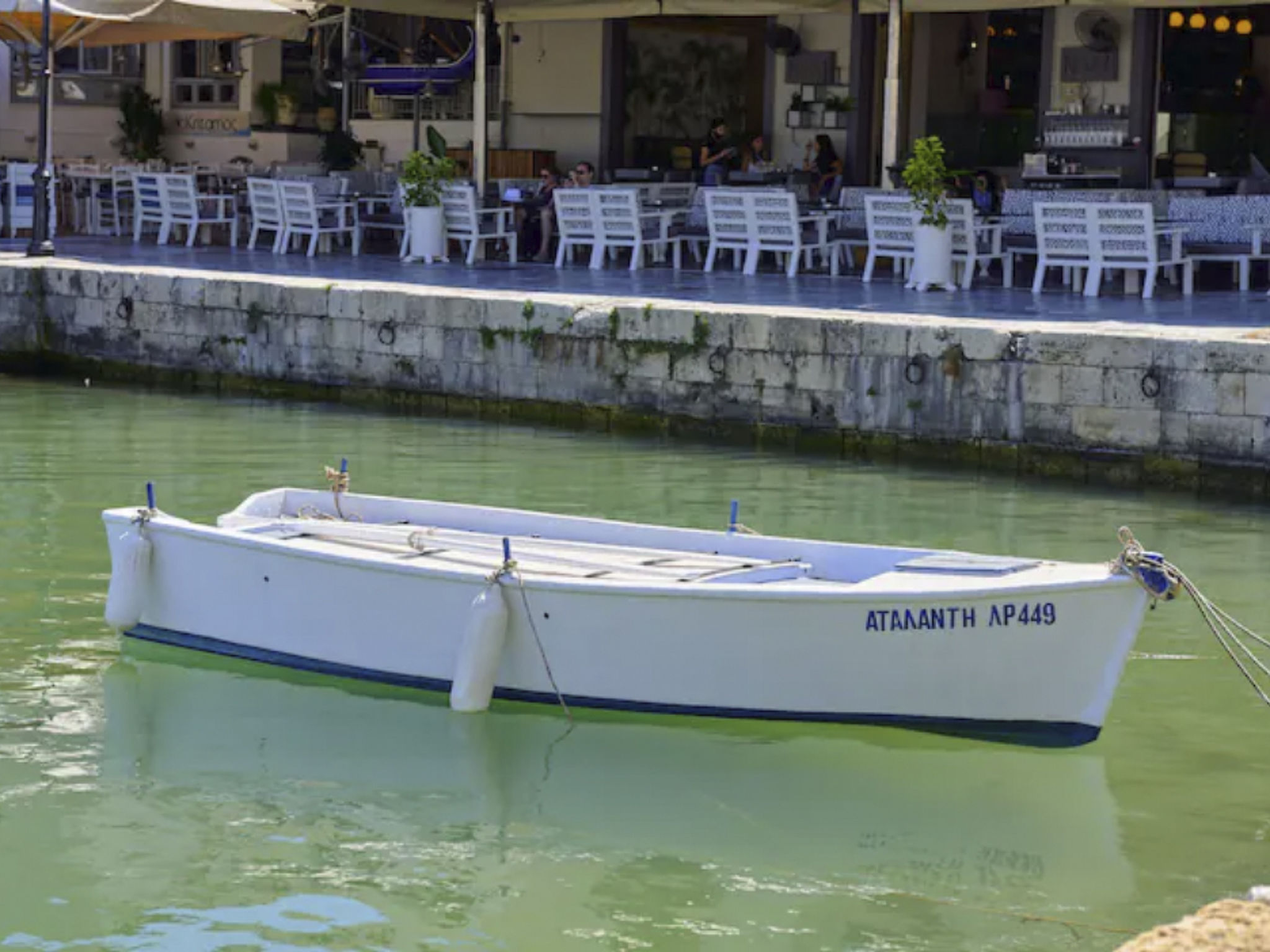 Wunderschöne Villa am Kournas-See★Großer privater Pool-Draußen
