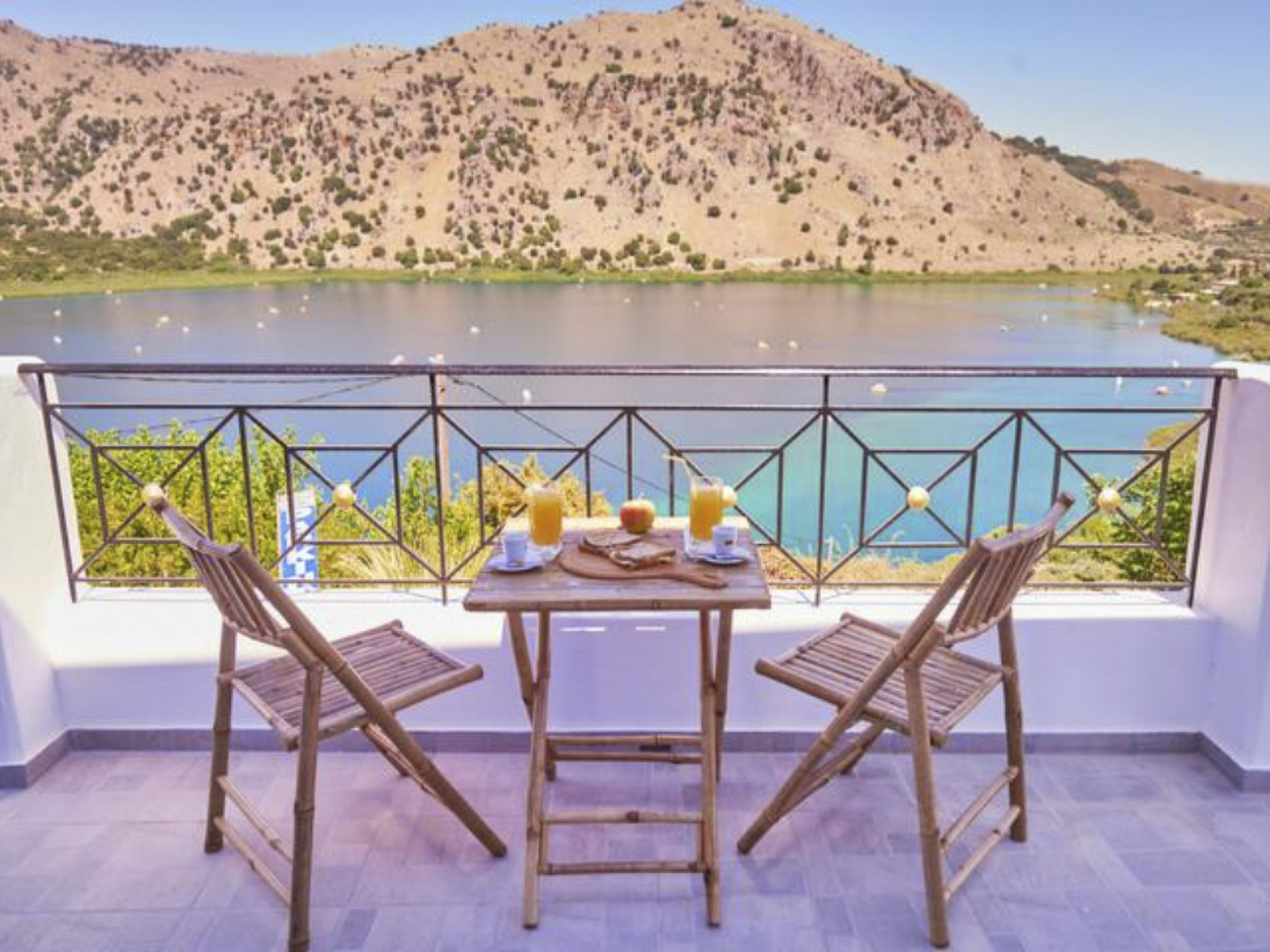 Beste familienfreundliche Villa in der Nähe des Kournas-Sees-Draußen