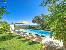 Villa Grand View: panoramisch zeezicht en verwarmd zwembad bij Georgioupoli - thumbnail 5
