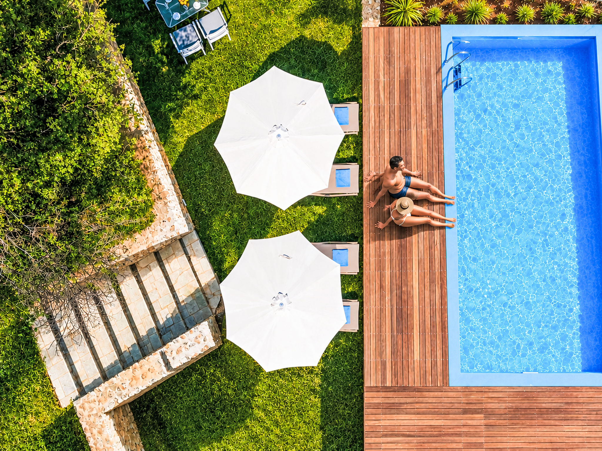 Georgioupolis Blaue Villa Privater Pool