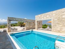 Villa Ypsilon: Vrijstaande luxe villa met privézwembad nabij zee in Argiroupoli - thumbnail 2