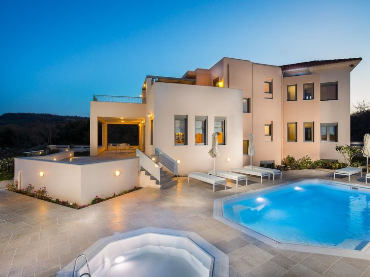 Deluxe Villa Ianthos - Whirlpool im Freien, Kinderpool