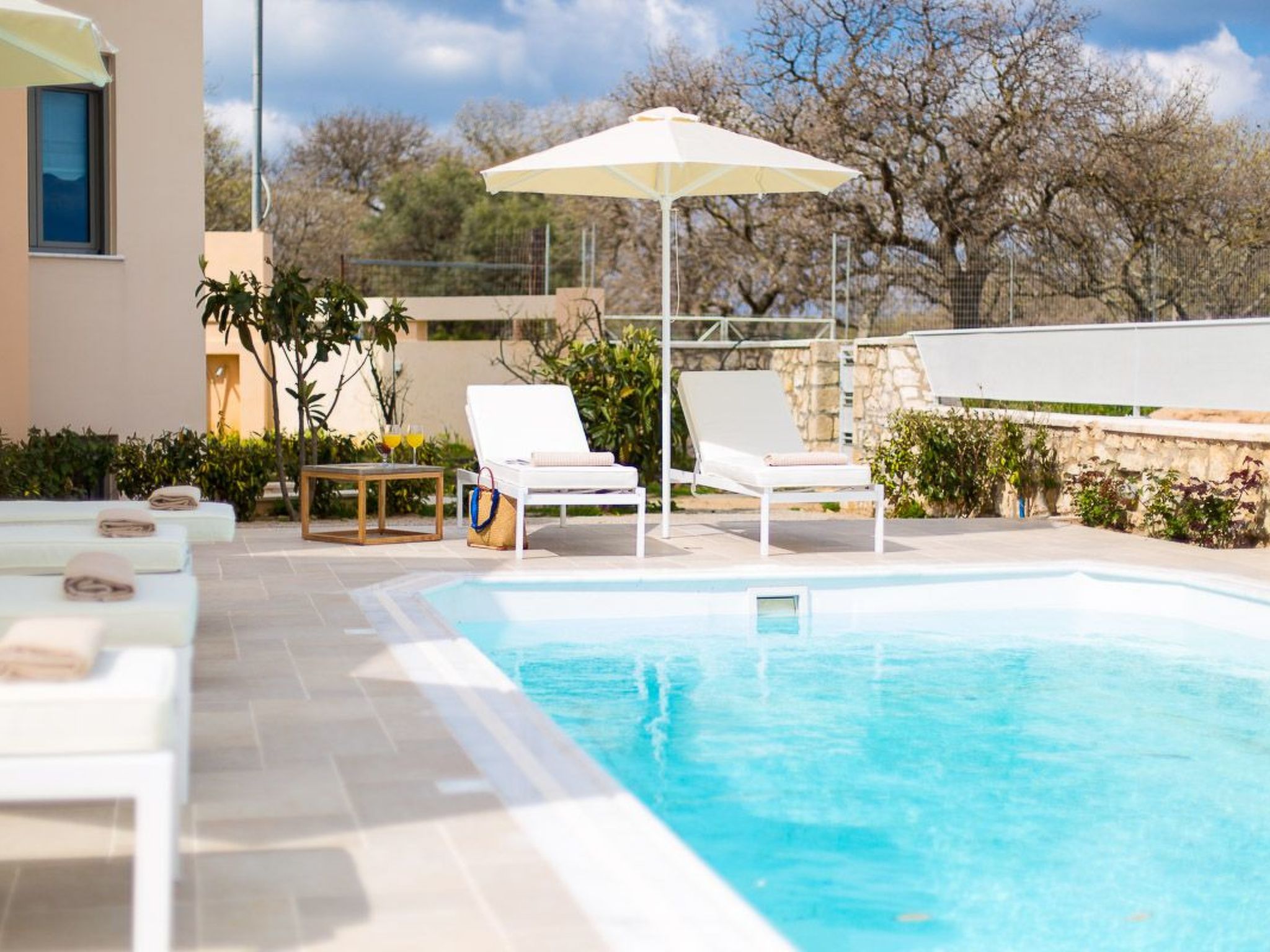 Deluxe Villa Ianthos - Whirlpool im Freien, Kinderpool-Outside