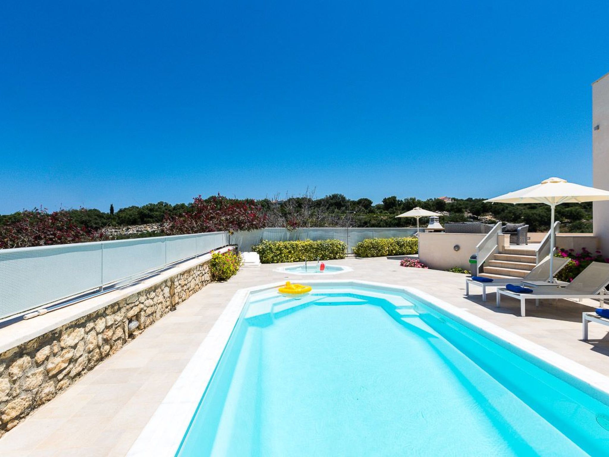 Deluxe Villa Ianthos - Whirlpool im Freien, Kinderpool-Outside