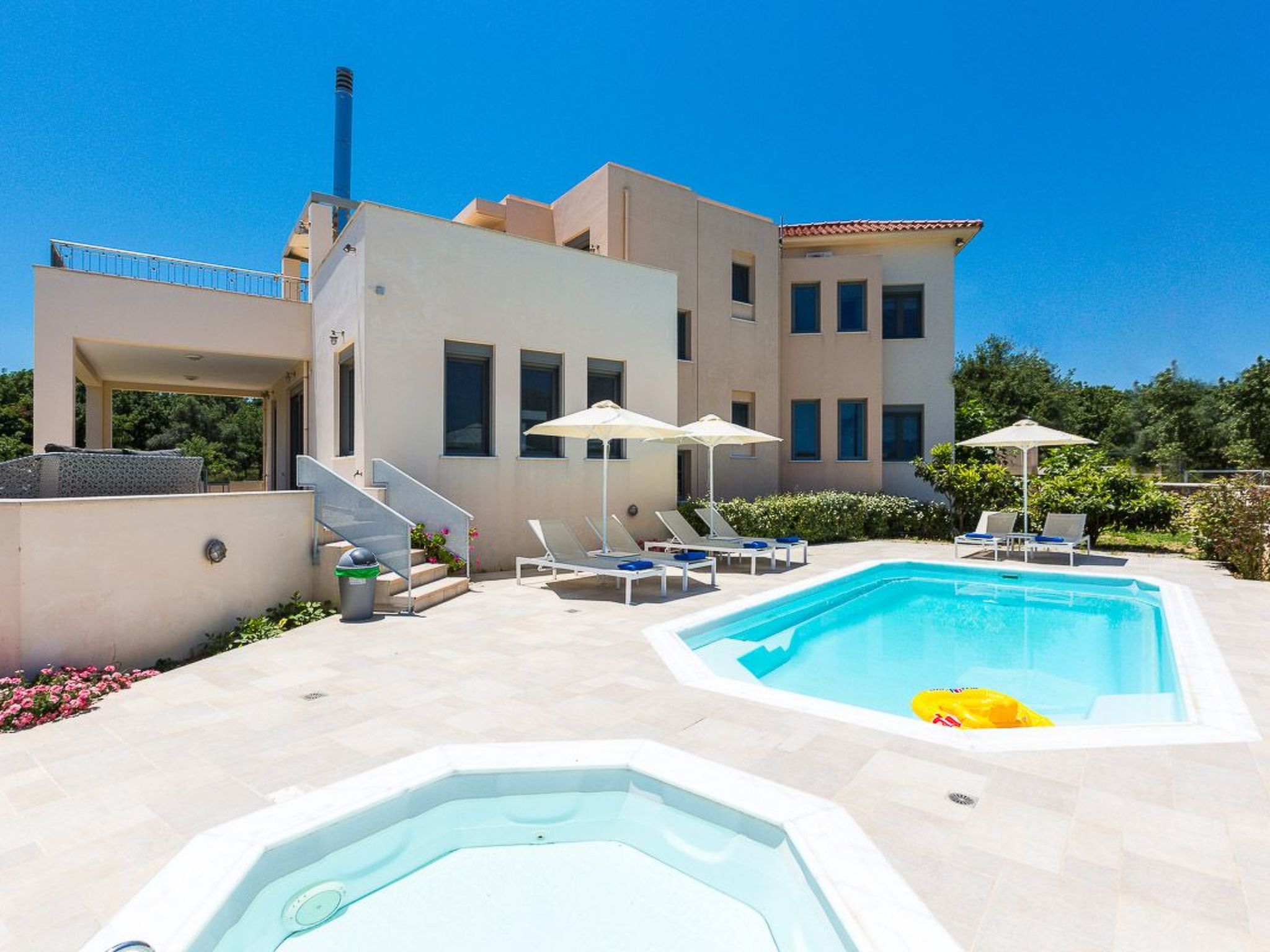 Deluxe Villa Ianthos - Whirlpool im Freien, Kinderpool-Outside