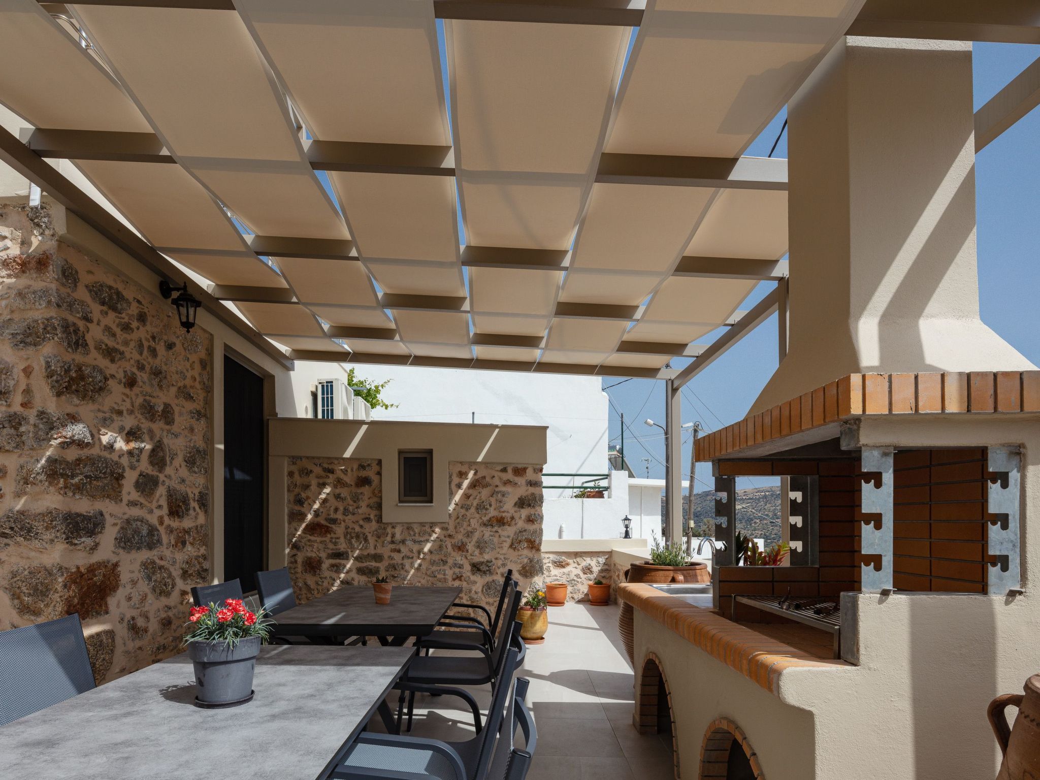 Berghütte "Kedros Villa" mit Bergblick-Buiten