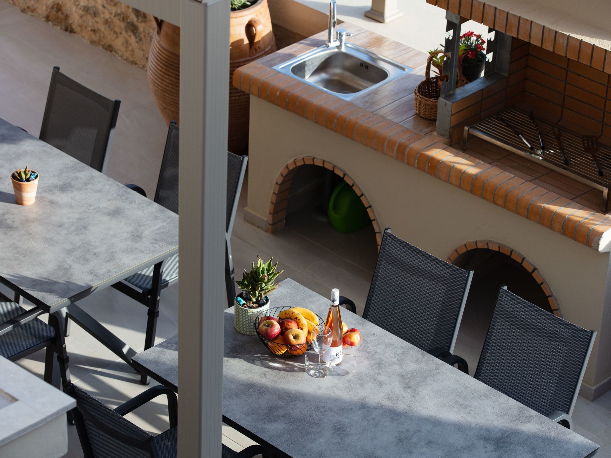 Berghütte "Kedros Villa" mit Bergblick-Buiten