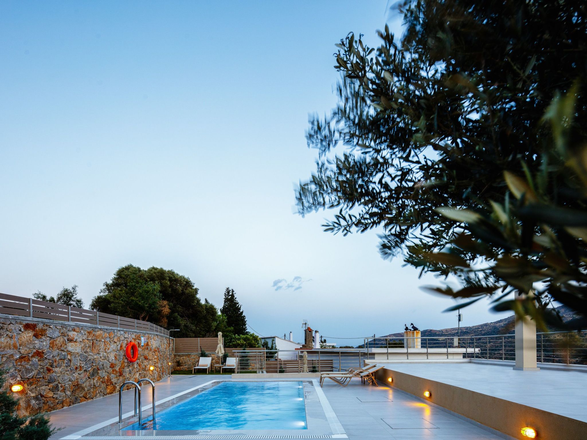 Berghütte "Kedros Villa" mit Bergblick-Buiten