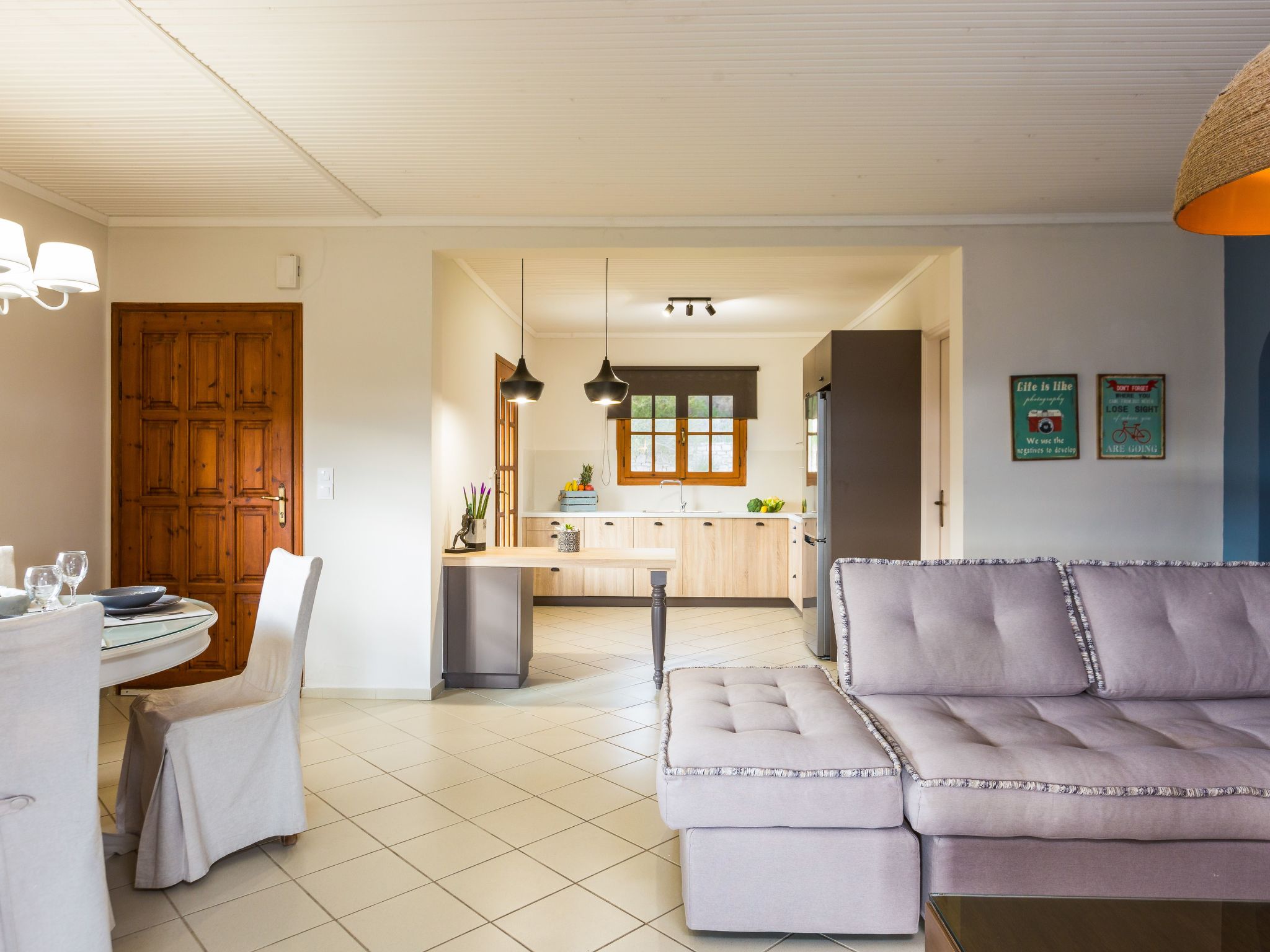 Großes Ferienhaus in Arkadi mit Großer Terrasse-Inside