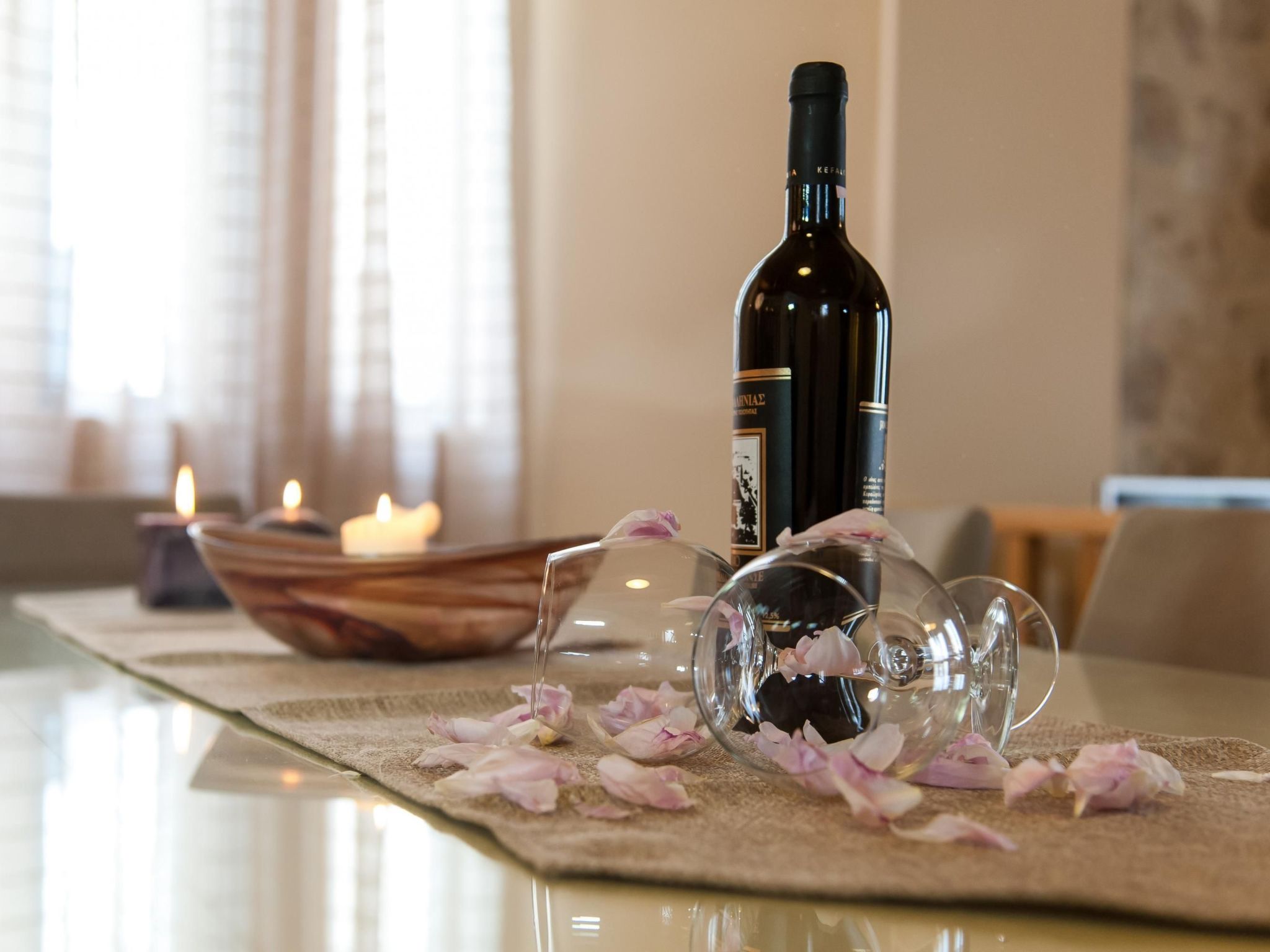 In Panormos mit kleinem Garten,Pool-Dedans