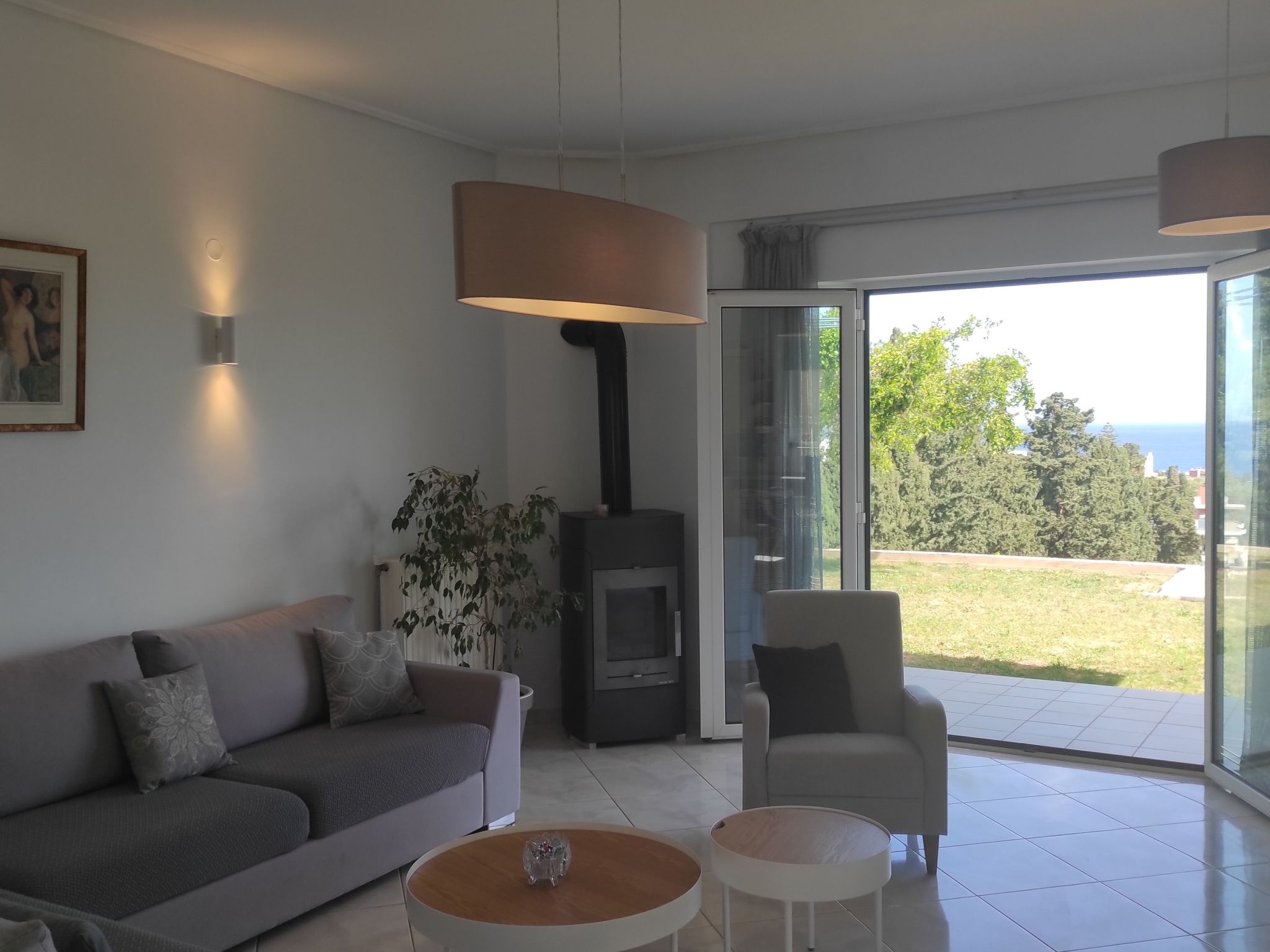 Sea Breeze Villa, atemberaubender Garten mit Meerblick-Binnen