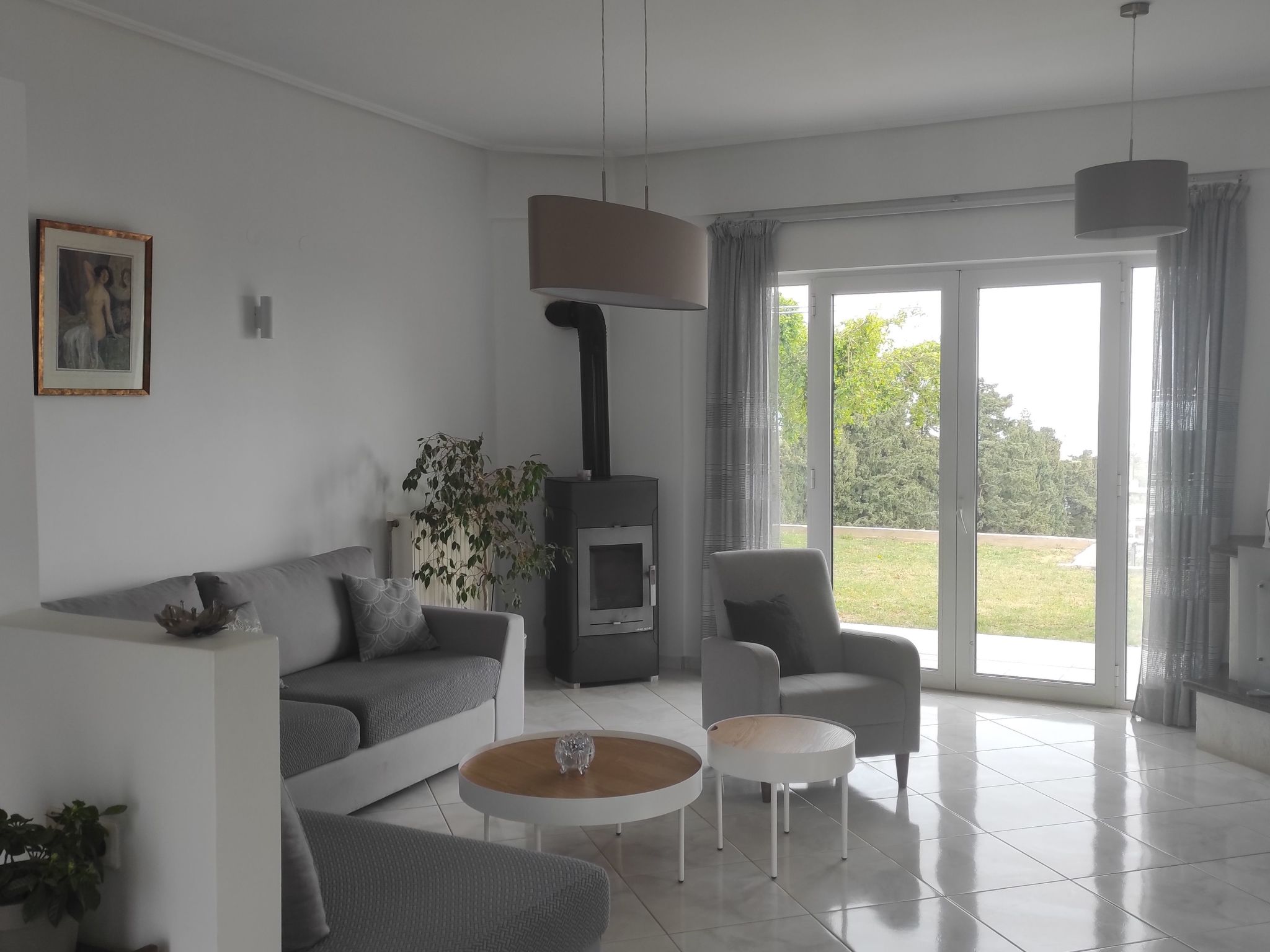 Sea Breeze Villa, atemberaubender Garten mit Meerblick-Binnen