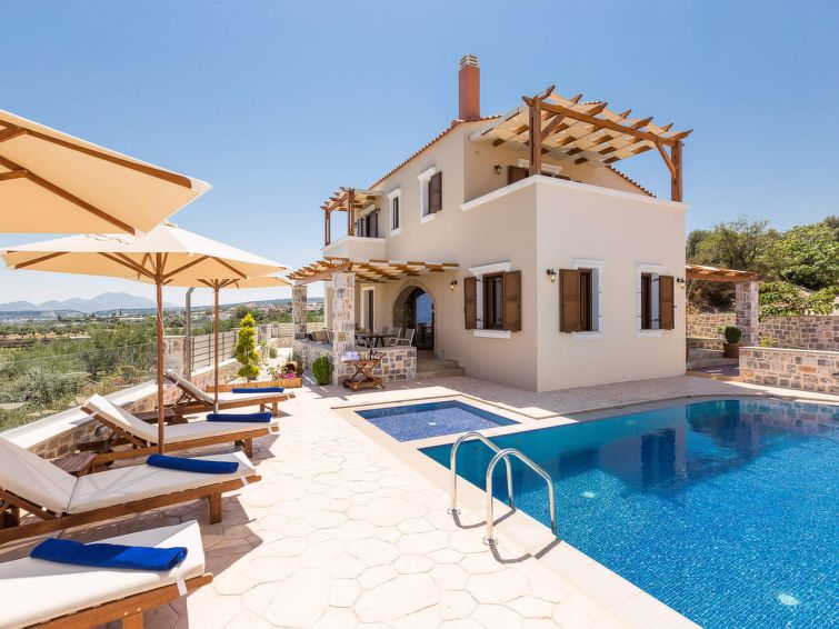 Family Villa Privater Pool Grillplatz Meerblick - Creta