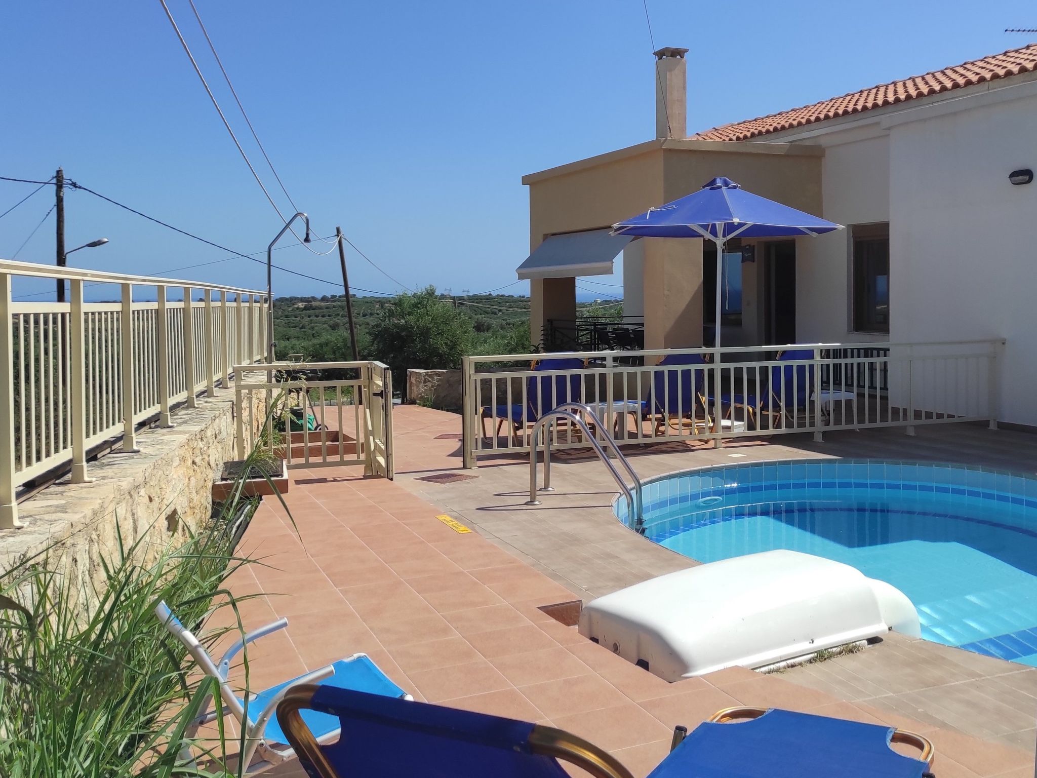 Villa Stefanos, Meerblick, privater Pool, Rethymno-Dedans